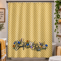 Beautiful Electric Epilepsy Awareness Floral Shower Curtain