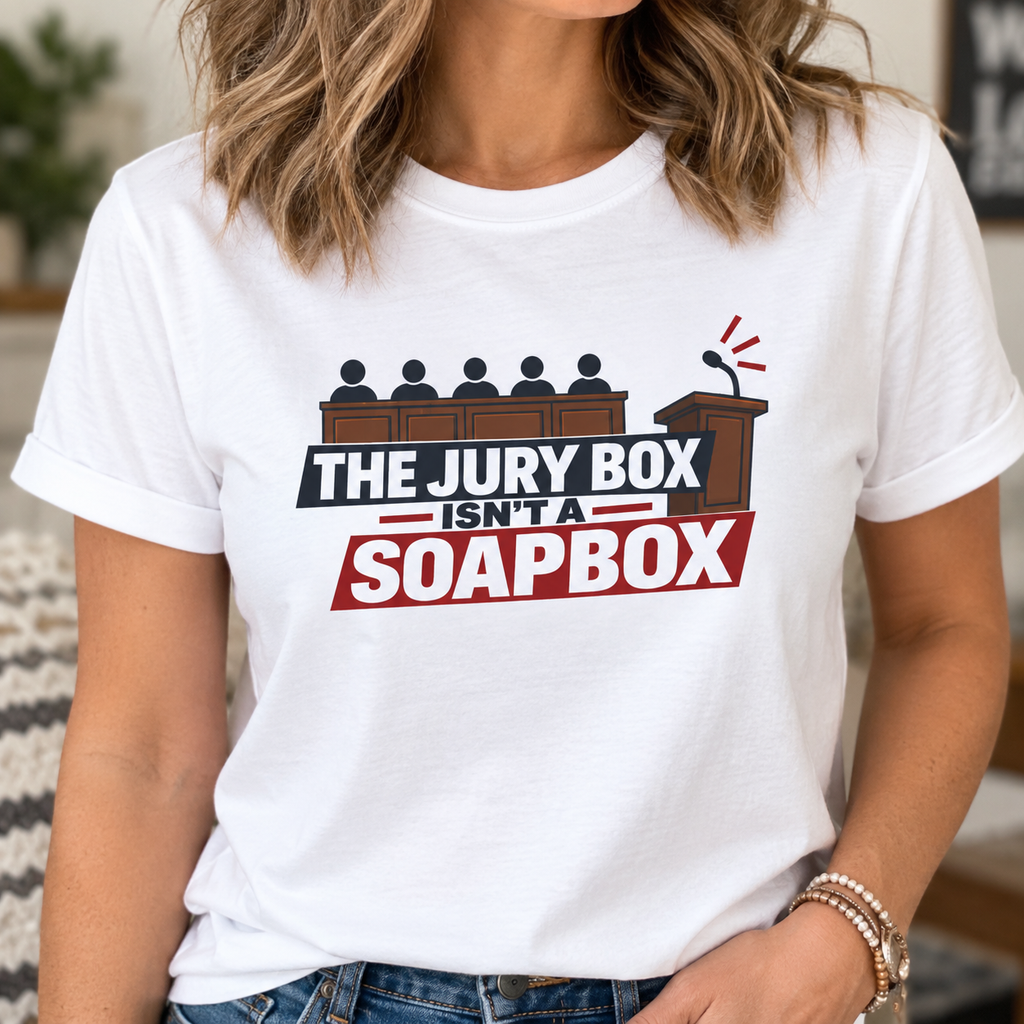 The Jury Box Isn’t a Soapbox Garment-Dyed T-Shirt