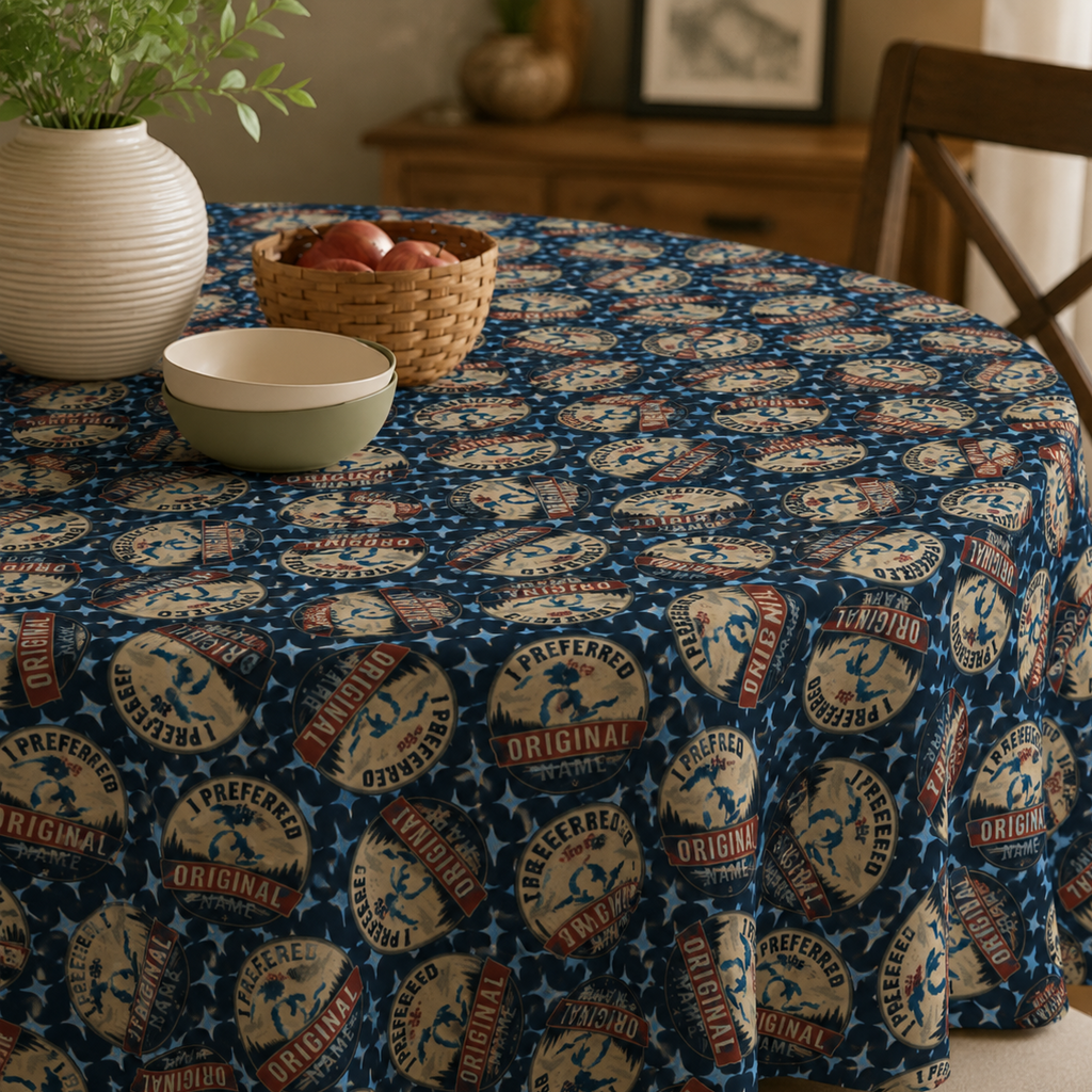 I Preferred the Original Name Lake Ontario Tablecloth