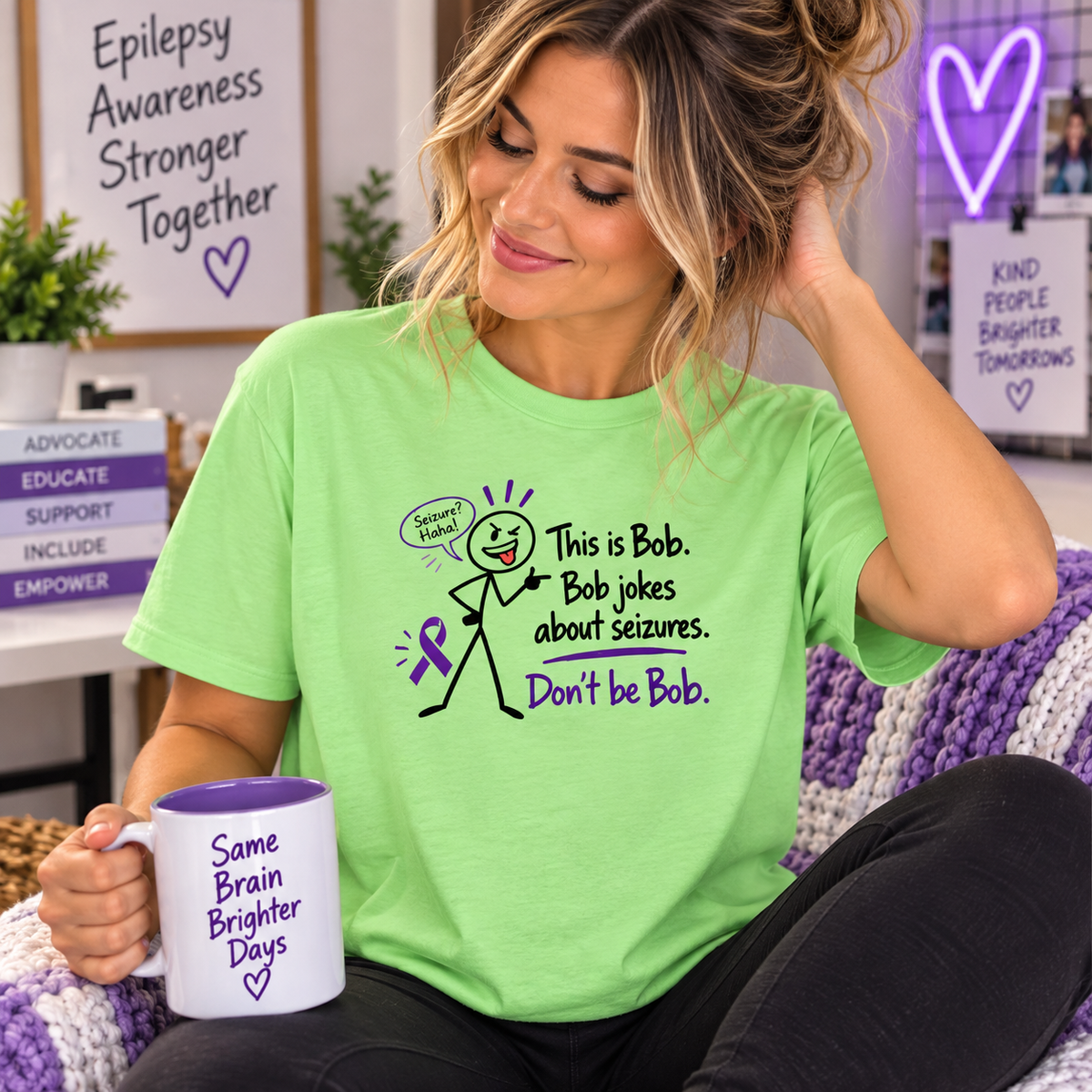 Don’t Be Bob Epilepsy Awareness Shirt | Seizure Awareness Tee