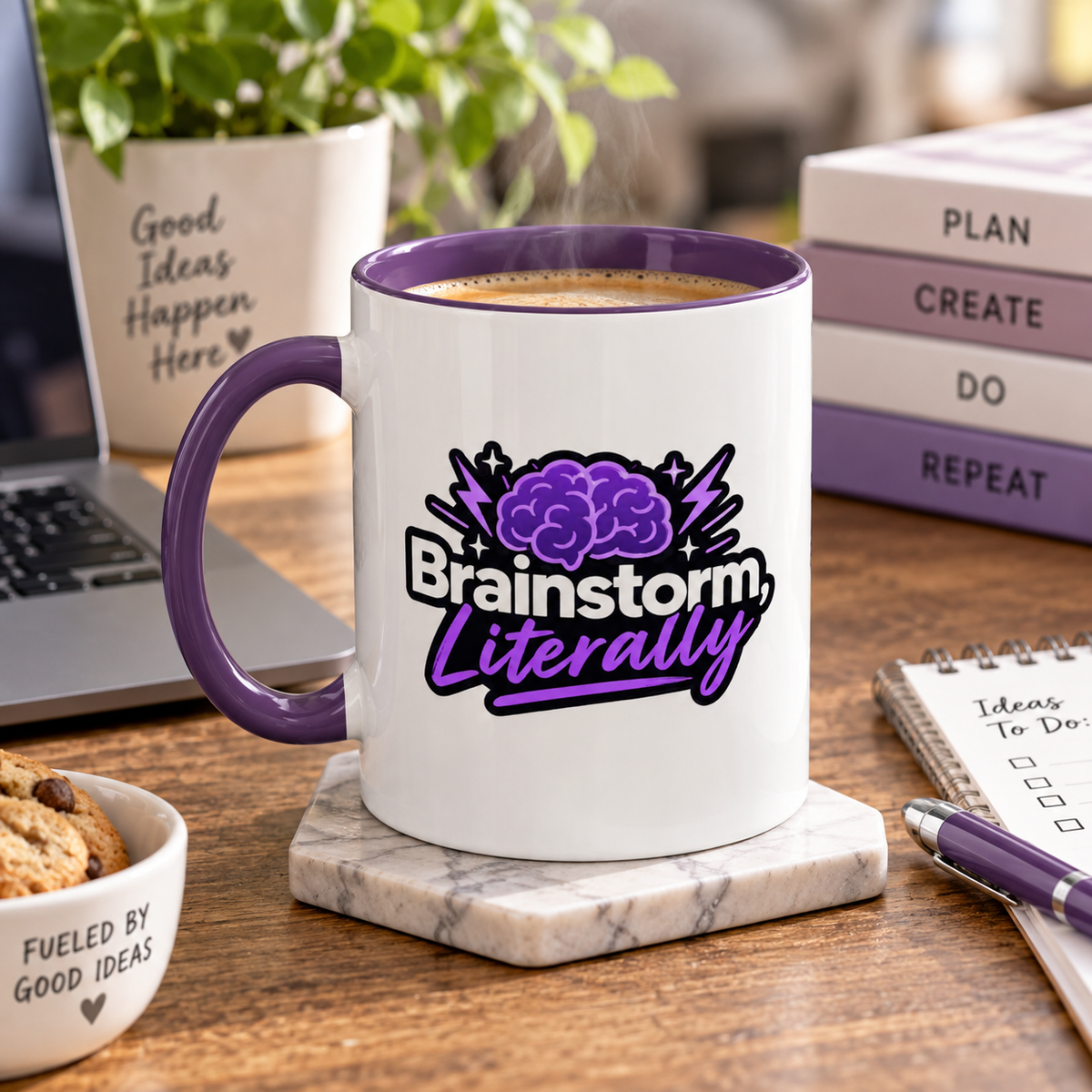 Brainstorm, Literally Accent Mug | Epilepsy Awareness Brain Mug (11/15oz)