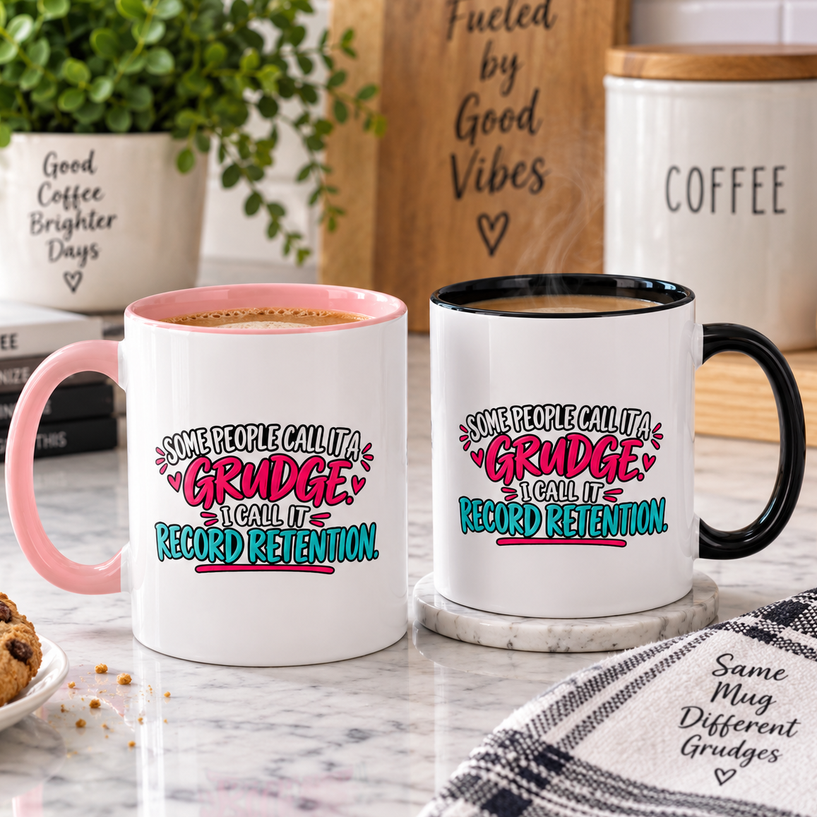 Some People Call It a Grudge Record Retention Coffee Mug (11 oz/15 oz)