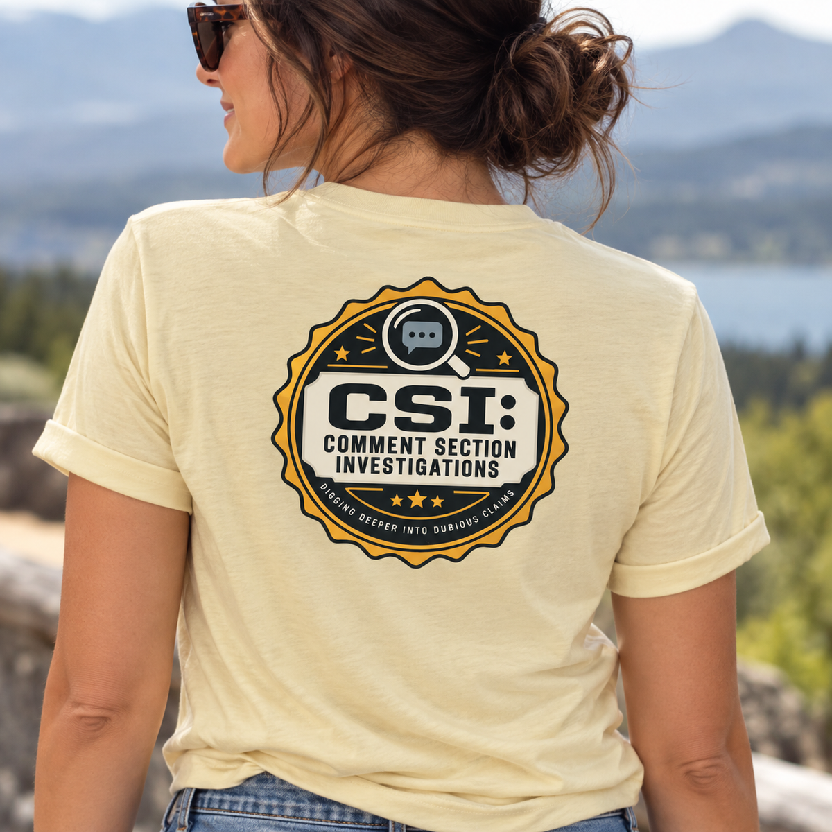 CSI: Comment Section Investigations True Crime T-Shirt