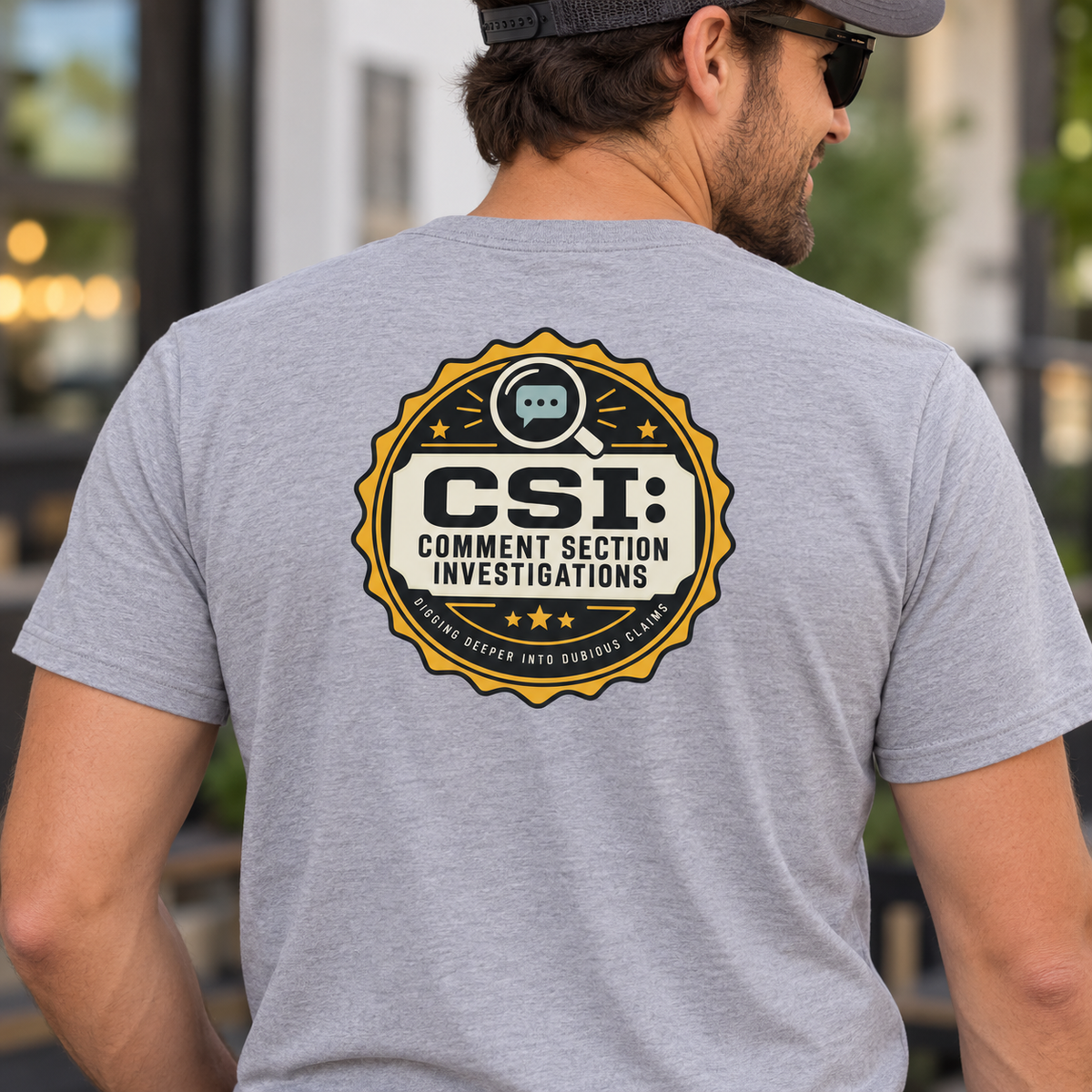CSI: Comment Section Investigations True Crime T-Shirt
