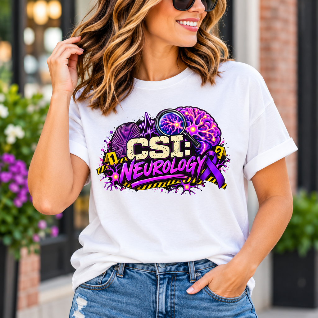 CSI: Neurology Epilepsy Awareness T-Shirt