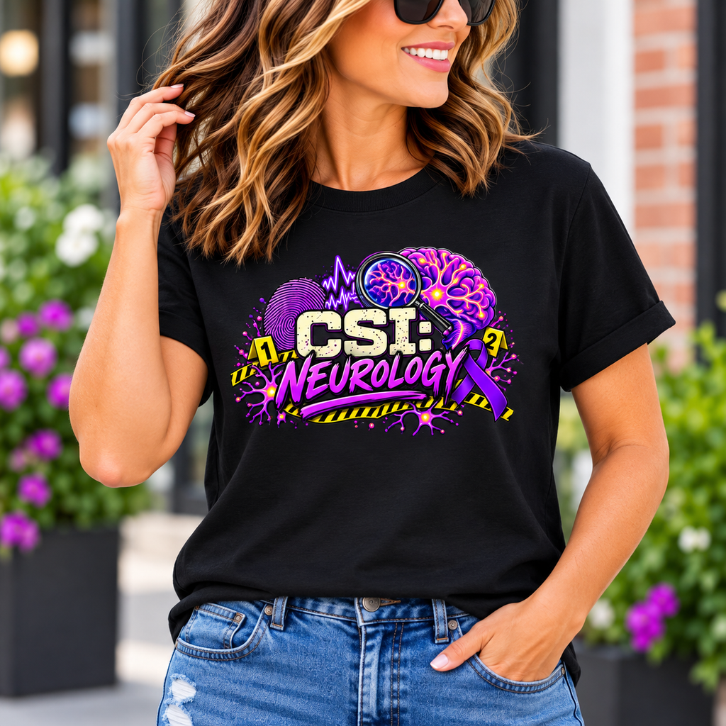 CSI: Neurology Epilepsy Awareness T-Shirt