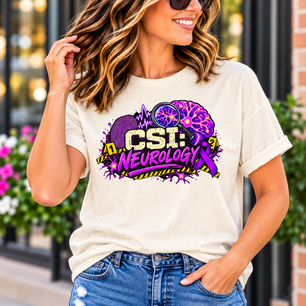 CSI: Neurology Epilepsy Awareness T-Shirt
