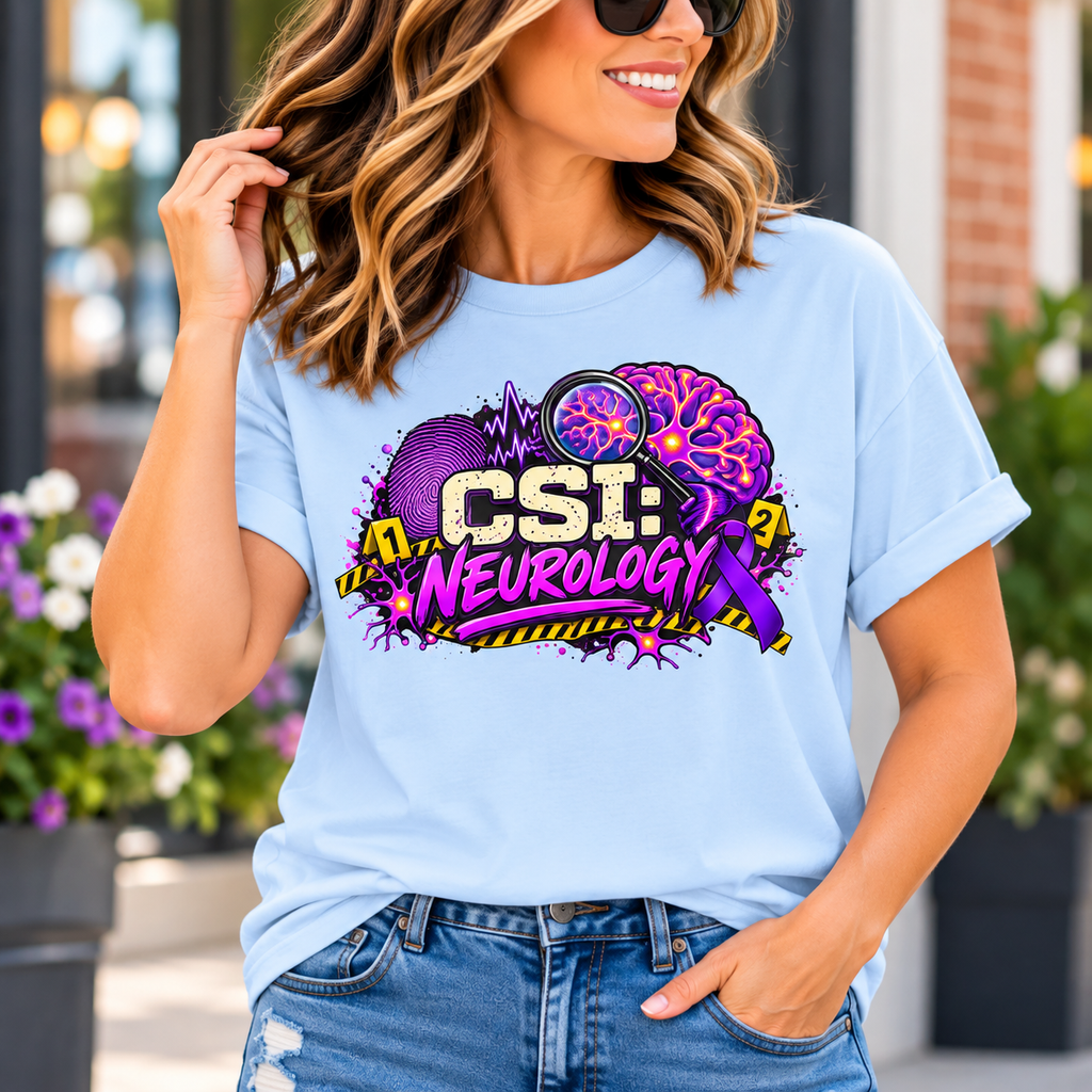 CSI: Neurology Epilepsy Awareness T-Shirt
