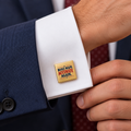 Make Maps Accurate Again Gold Cufflinks | Lake Ontario Lake America Humor