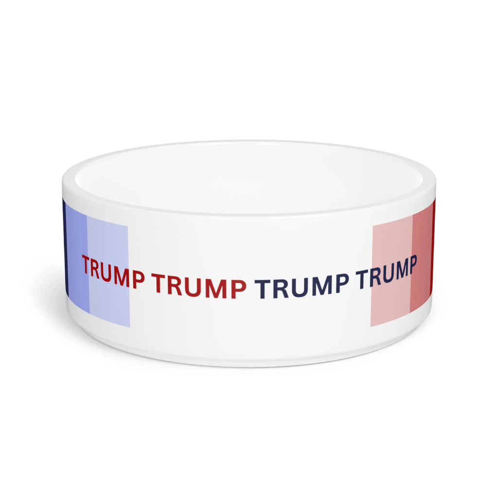 Contemporary Trump Pet Bowl - Modern Design for Pet Lovers Printify