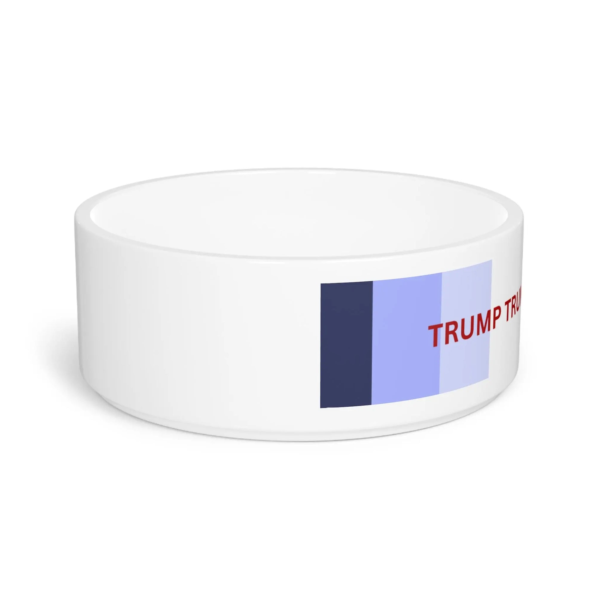 Contemporary Trump Pet Bowl - Modern Design for Pet Lovers Printify