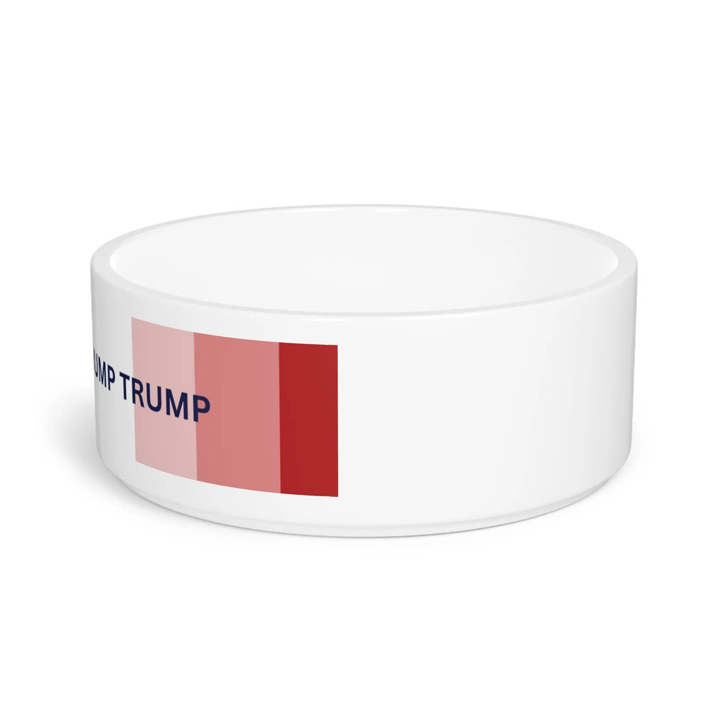 Contemporary Trump Pet Bowl - Modern Design for Pet Lovers Printify