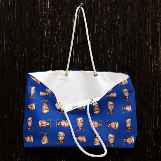 Vibrant Trump Blue Weekender Bag