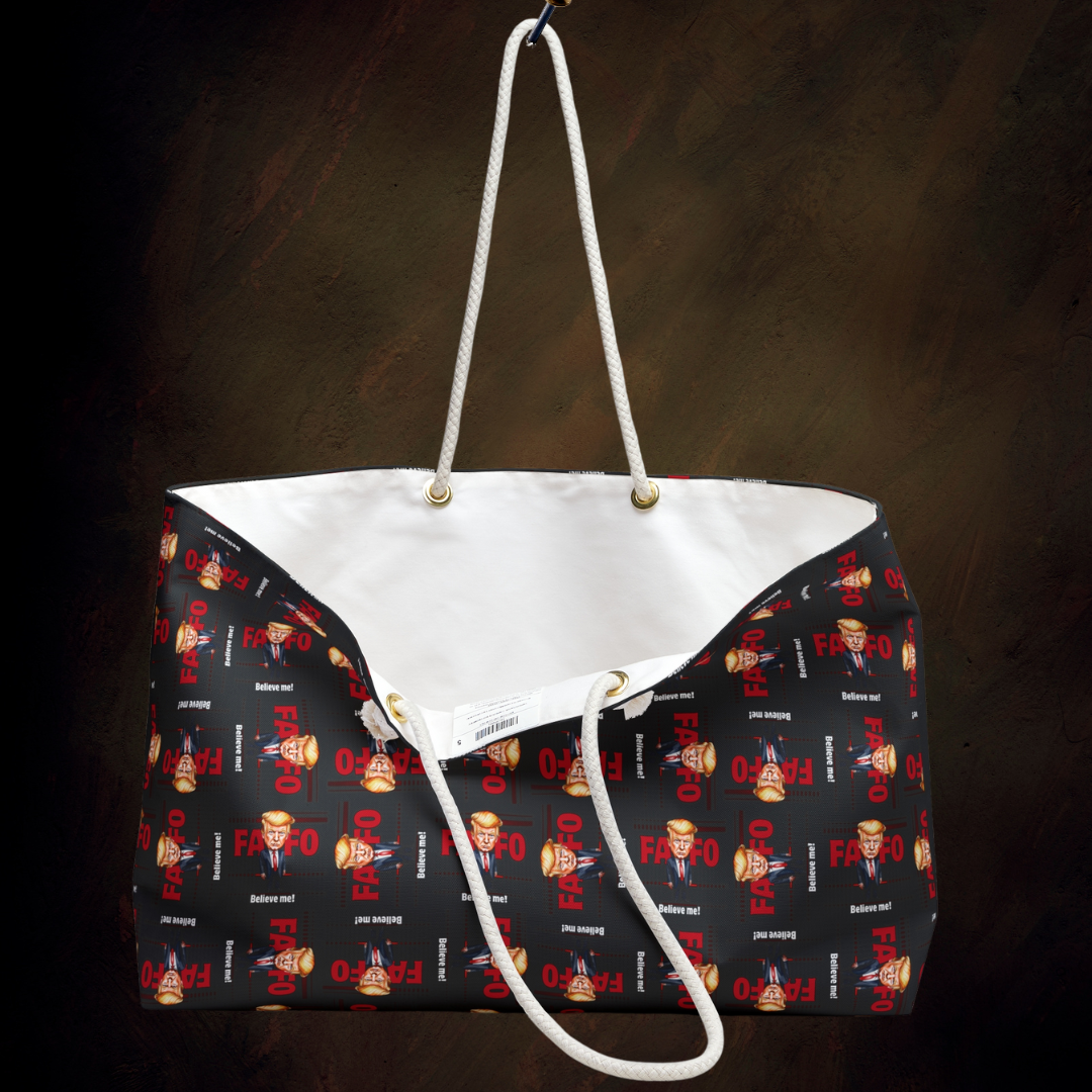 Trump FAFO Chic Weekender Bag