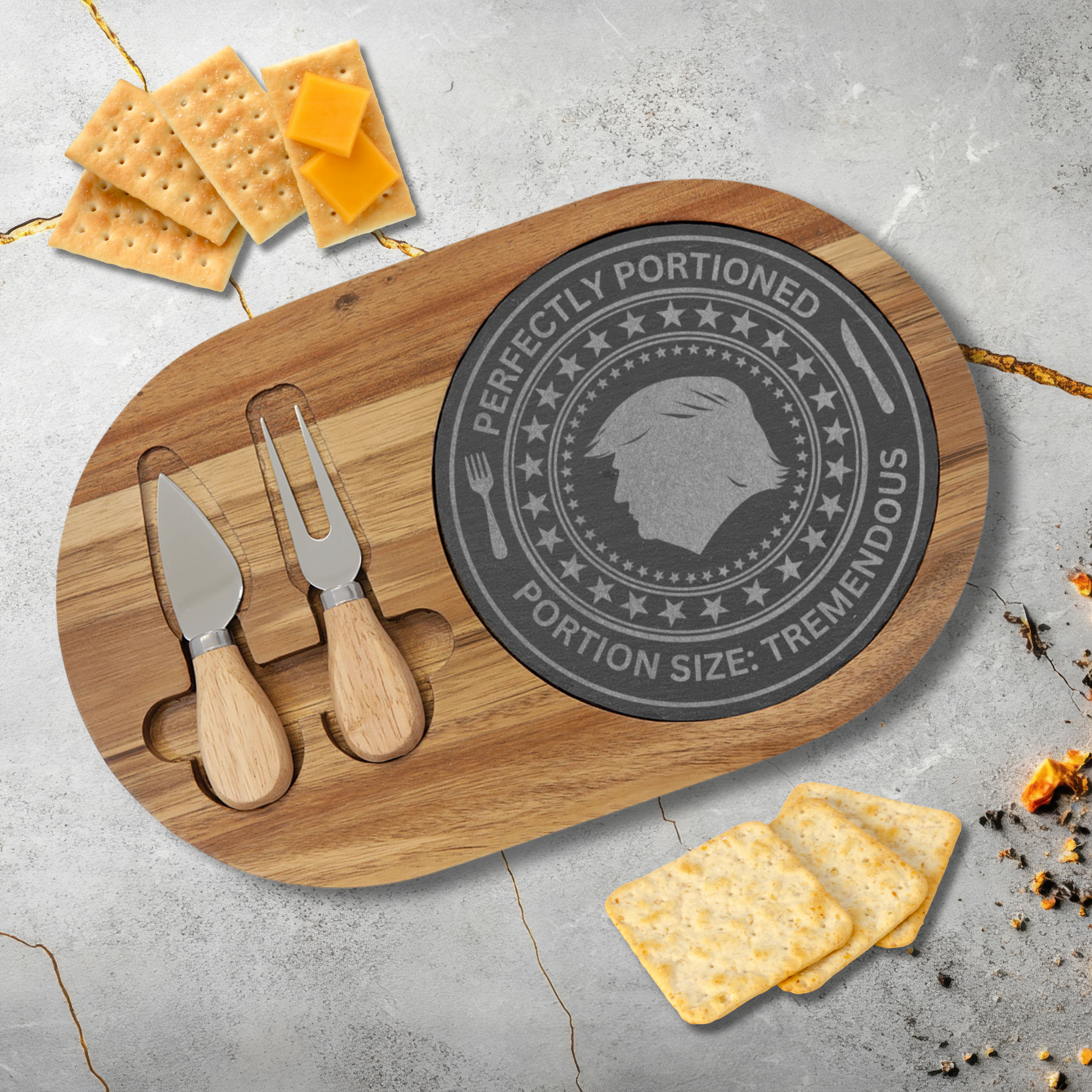 Perfectly Portioned Charcuterie Board – Portion Size: Tremendous