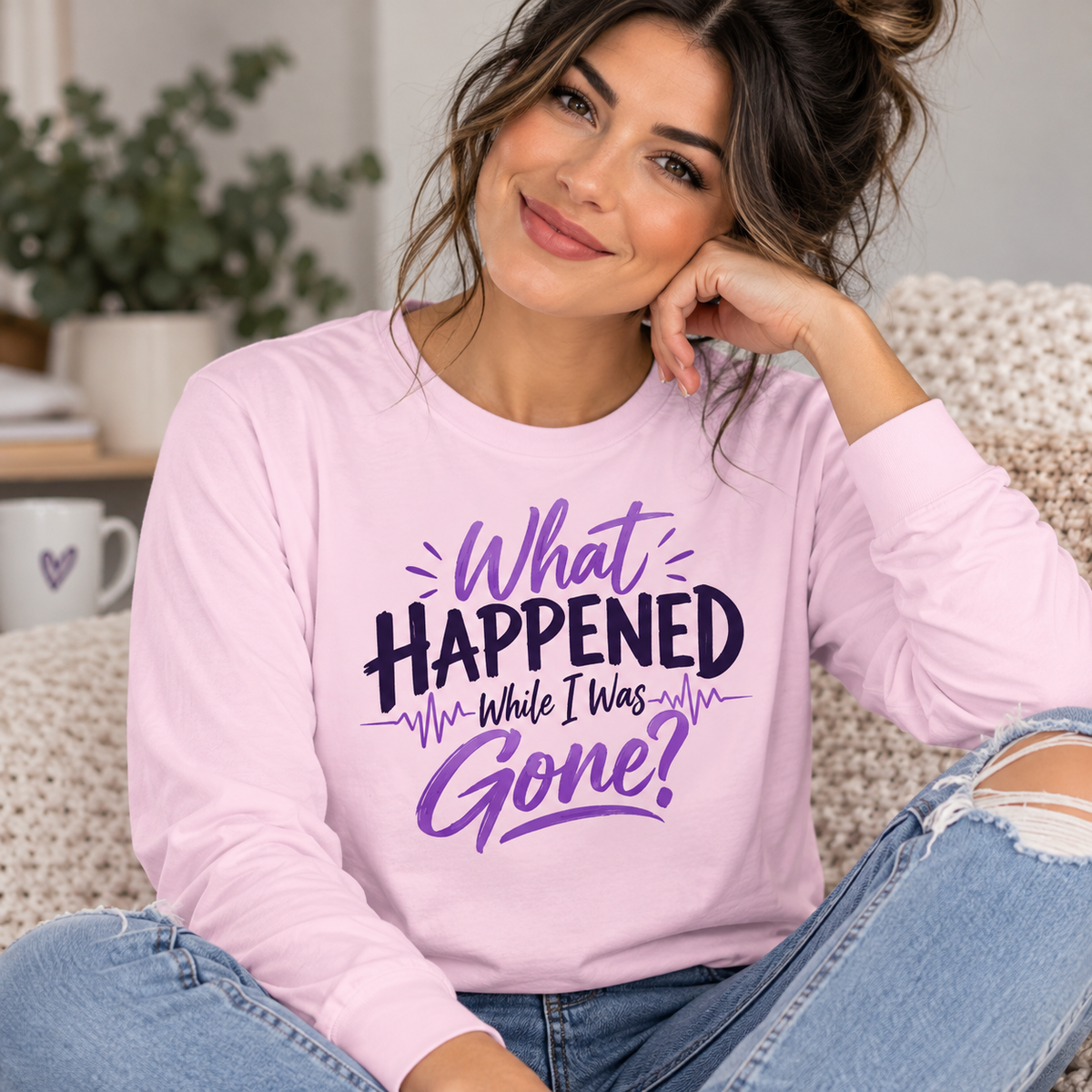 What Happened While I Was Gone? | Epilepsy Awareness Long Sleeve T-Shirt