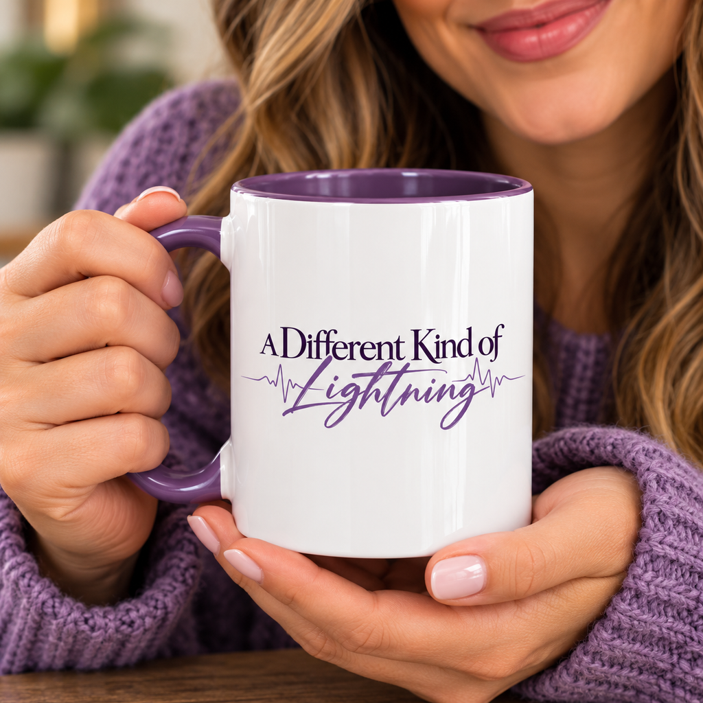 A Different Kind of Lightning | Epilepsy Awareness Two-Tone Coffee Mug (11oz/15oz)