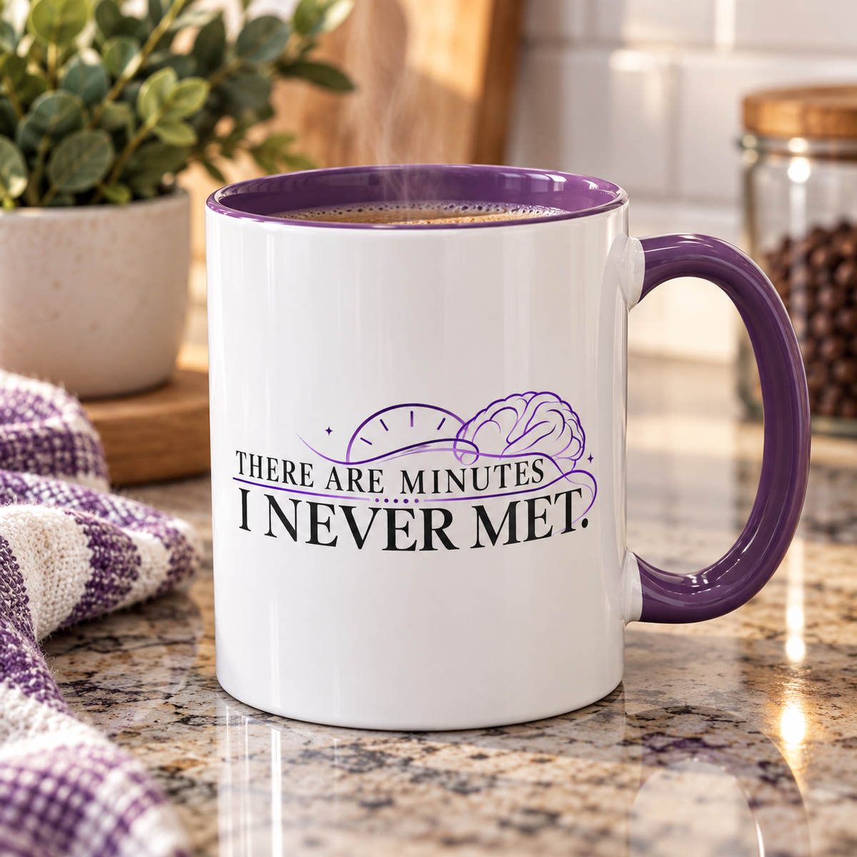 There Are Minutes I Never Met Mug | Subtle Epilepsy Awareness Coffee Cup (11/15oz)