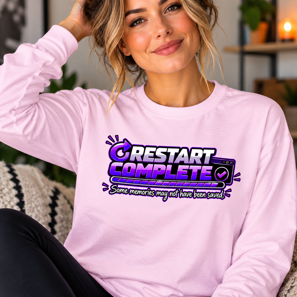 Restart Complete Epilepsy Awareness Long Sleeve Shirt