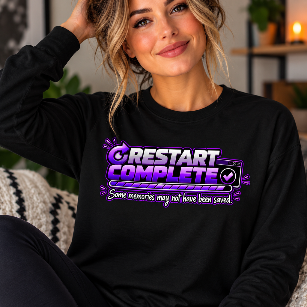 Restart Complete Epilepsy Awareness Long Sleeve Shirt