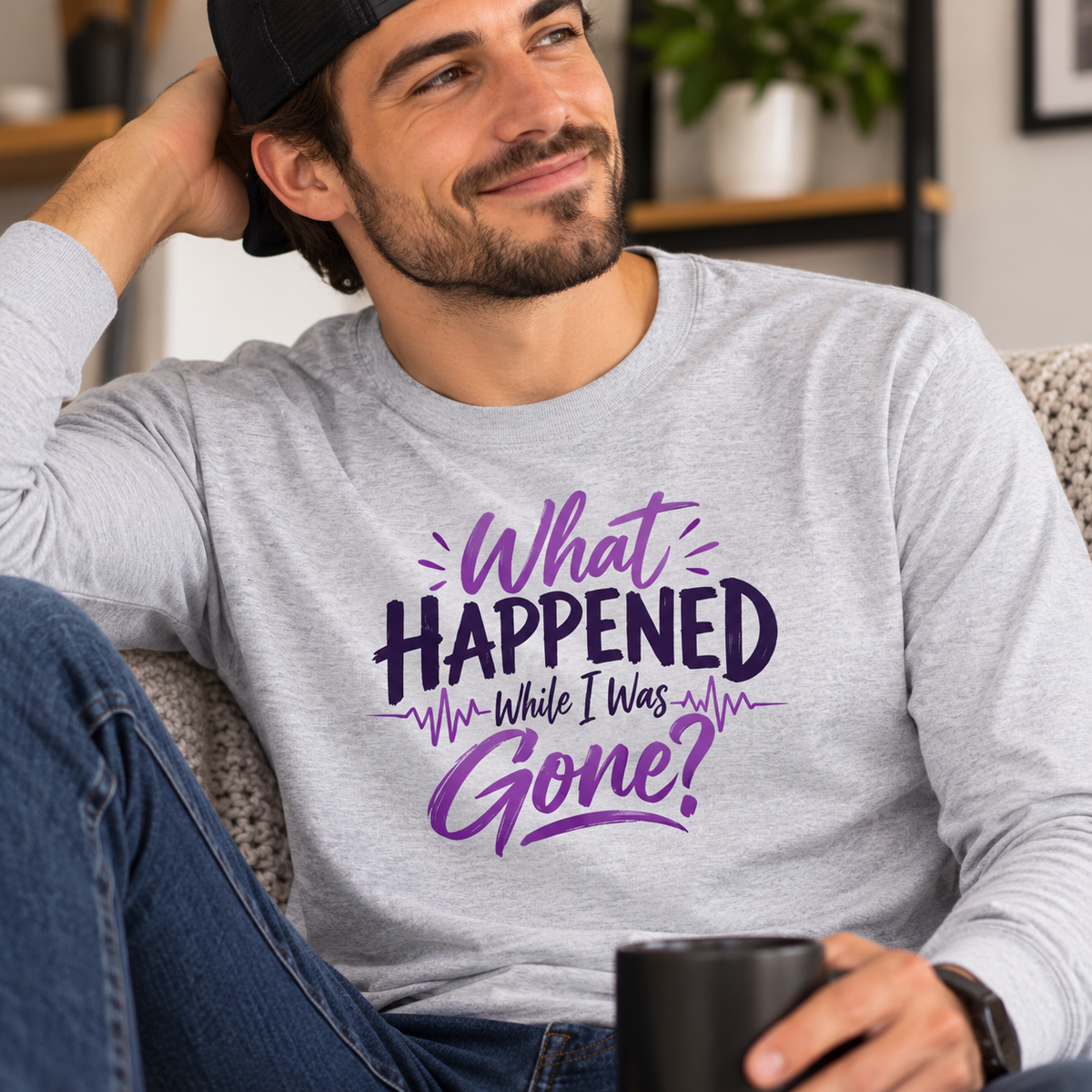 What Happened While I Was Gone? | Epilepsy Awareness Long Sleeve T-Shirt