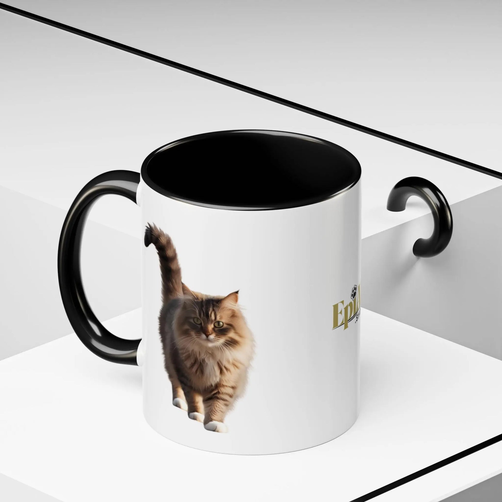 Cute Animal Coffee Mug - Perfect Gift for Cat Ladies Printify