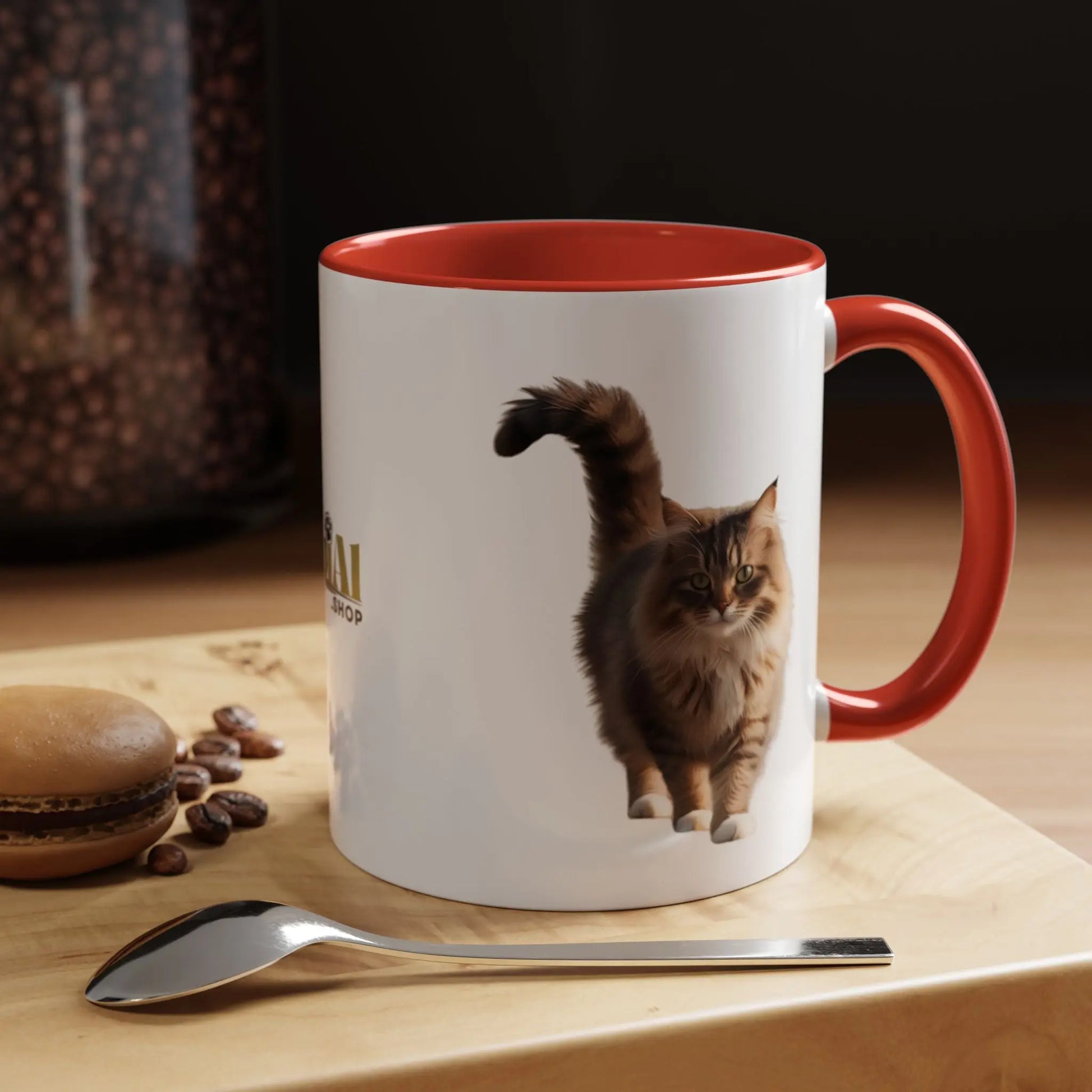 Cute Animal Coffee Mug - Perfect Gift for Cat Ladies Printify