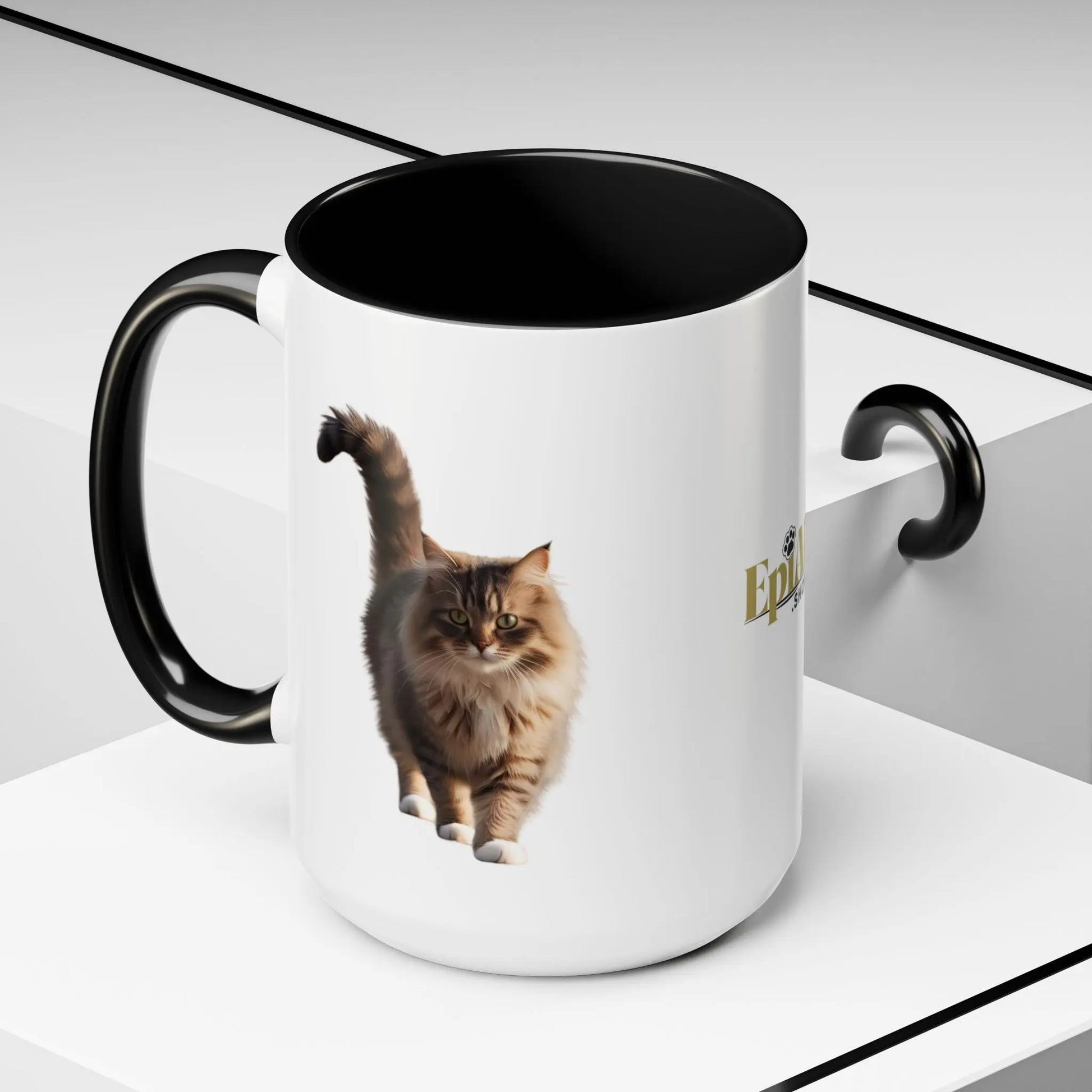 Cute Animal Coffee Mug - Perfect Gift for Cat Ladies Printify