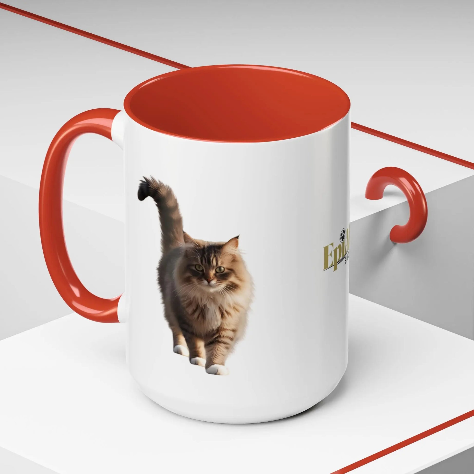 Cute Animal Coffee Mug - Perfect Gift for Cat Ladies Printify