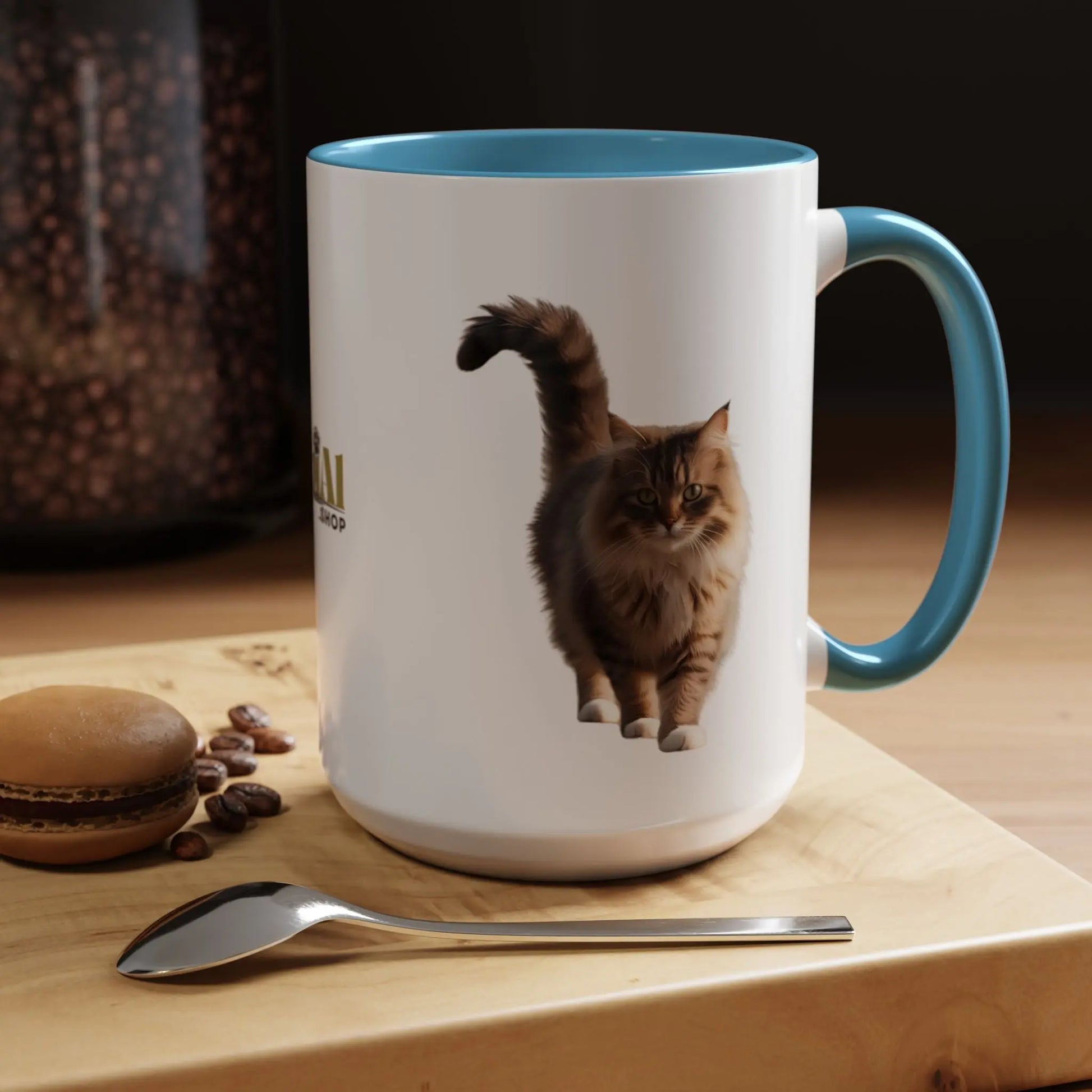 Cute Animal Coffee Mug - Perfect Gift for Cat Ladies Printify
