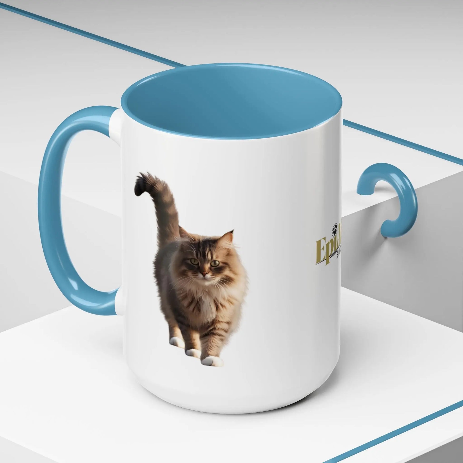Cute Animal Coffee Mug - Perfect Gift for Cat Ladies Printify