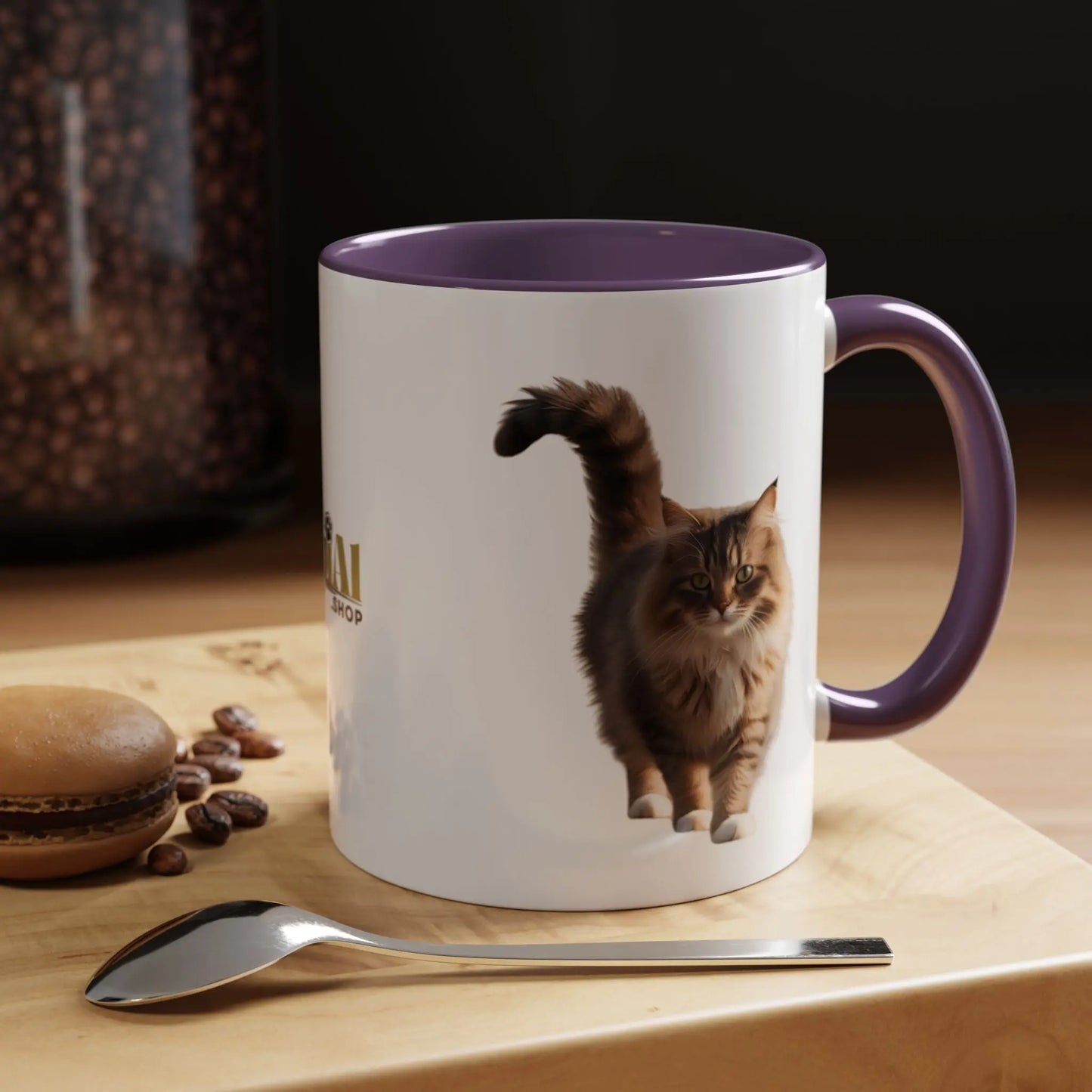 Cute Animal Coffee Mug - Perfect Gift for Cat Ladies Printify