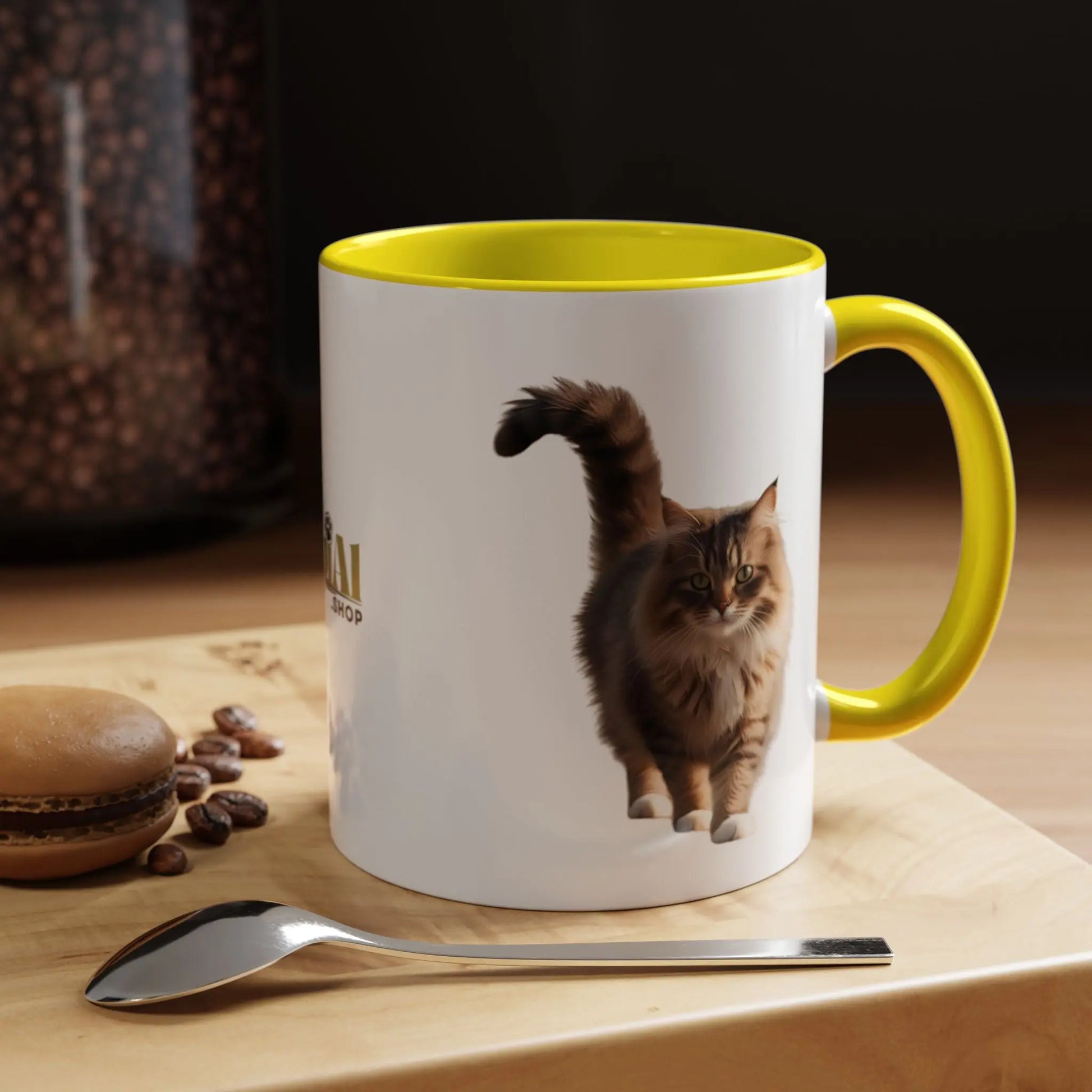 Cute Animal Coffee Mug - Perfect Gift for Cat Ladies Printify