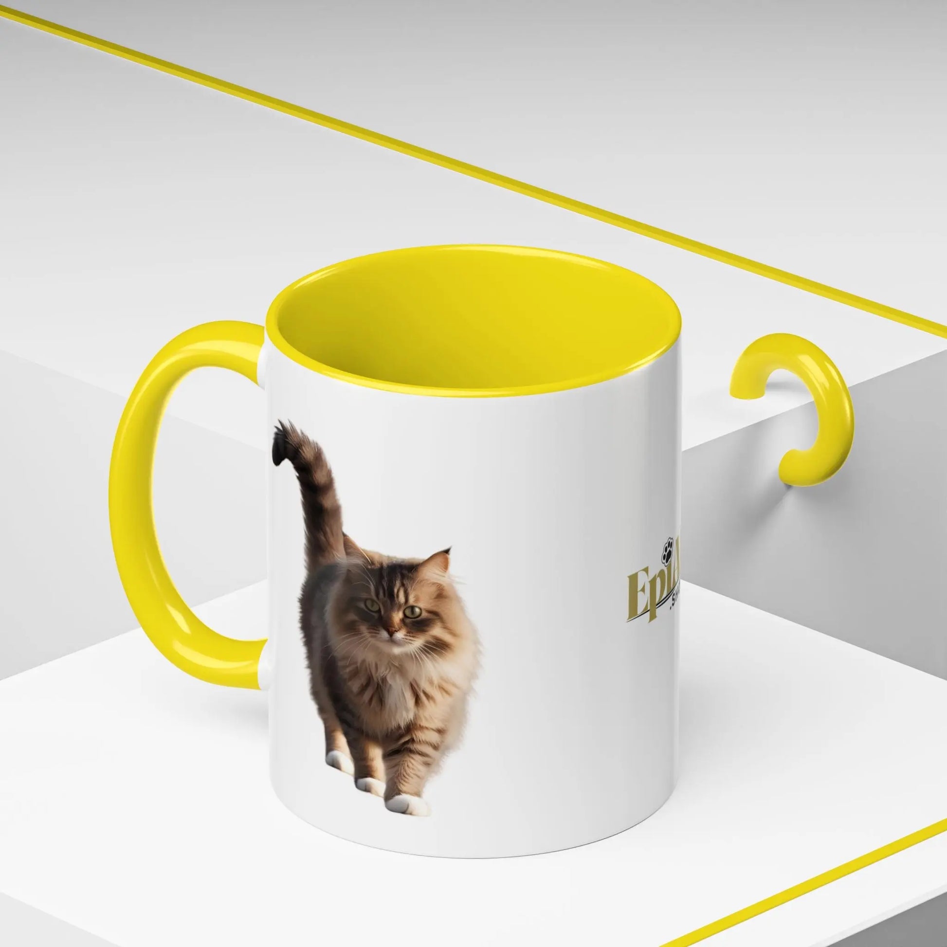 Cute Animal Coffee Mug - Perfect Gift for Cat Ladies Printify