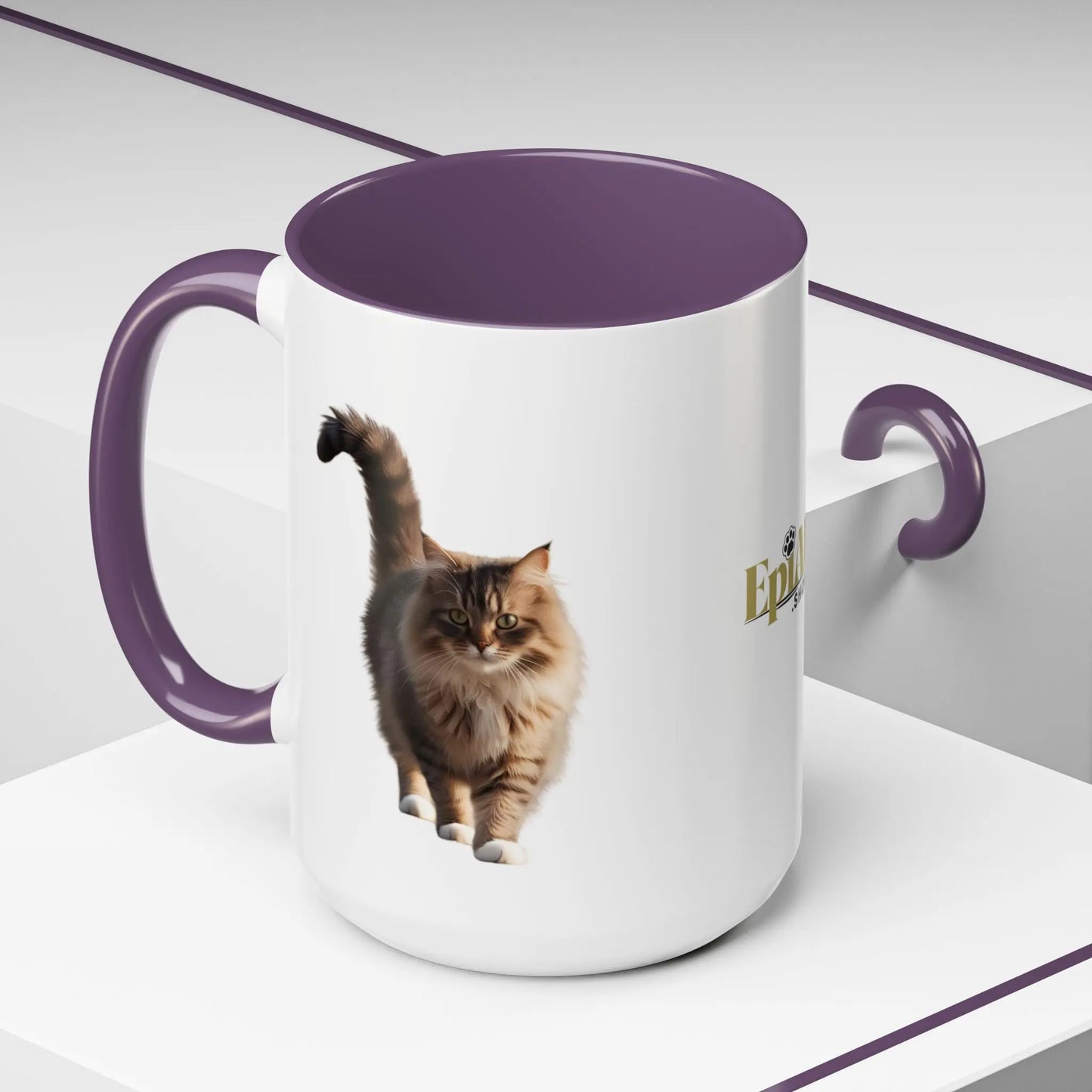 Cute Animal Coffee Mug - Perfect Gift for Cat Ladies Printify