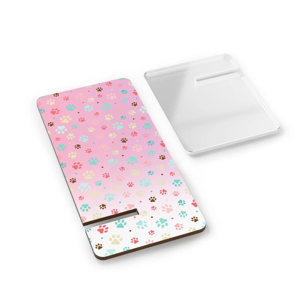 Cute Paw Print Mobile Display Stand Printify