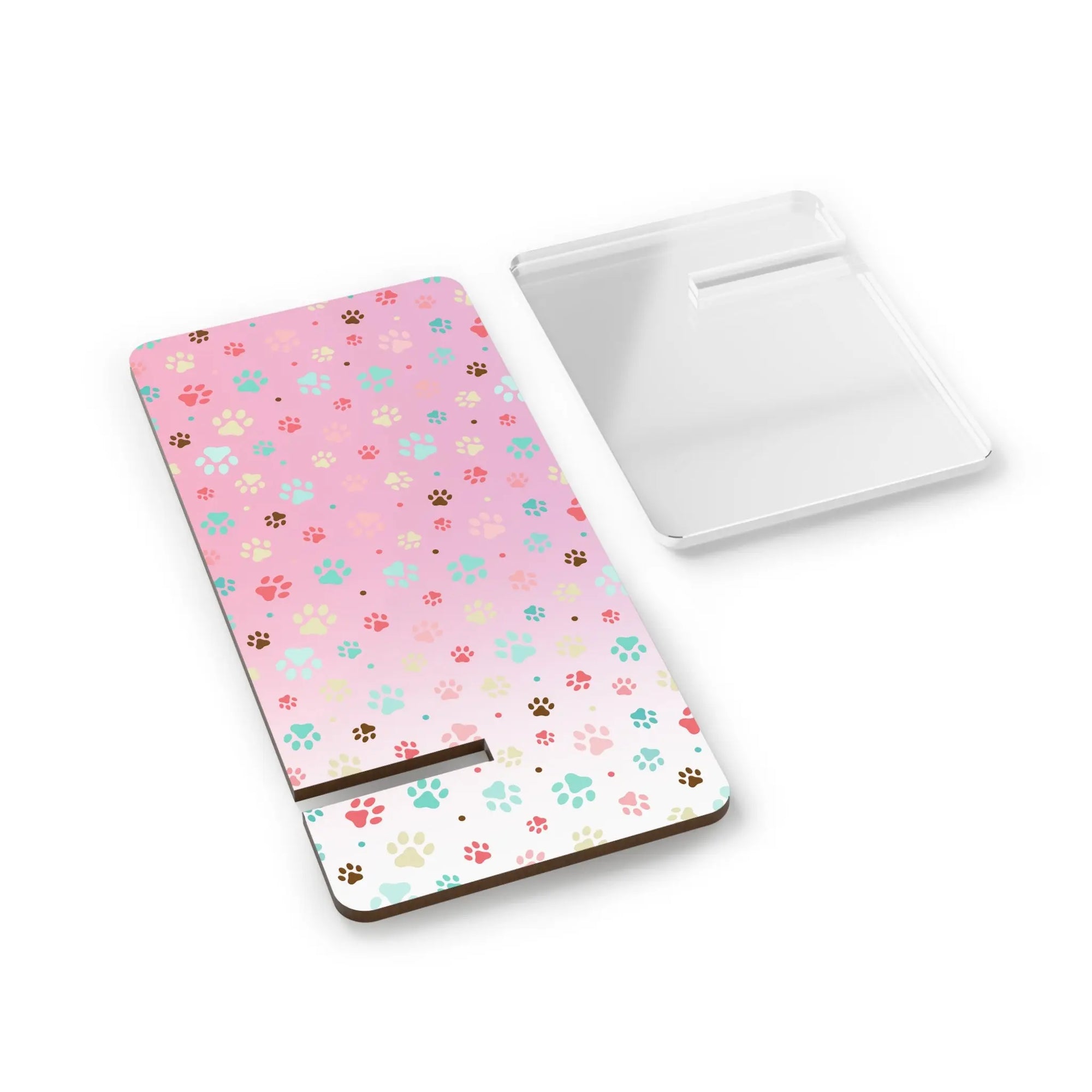 Cute Paw Print Mobile Display Stand Printify