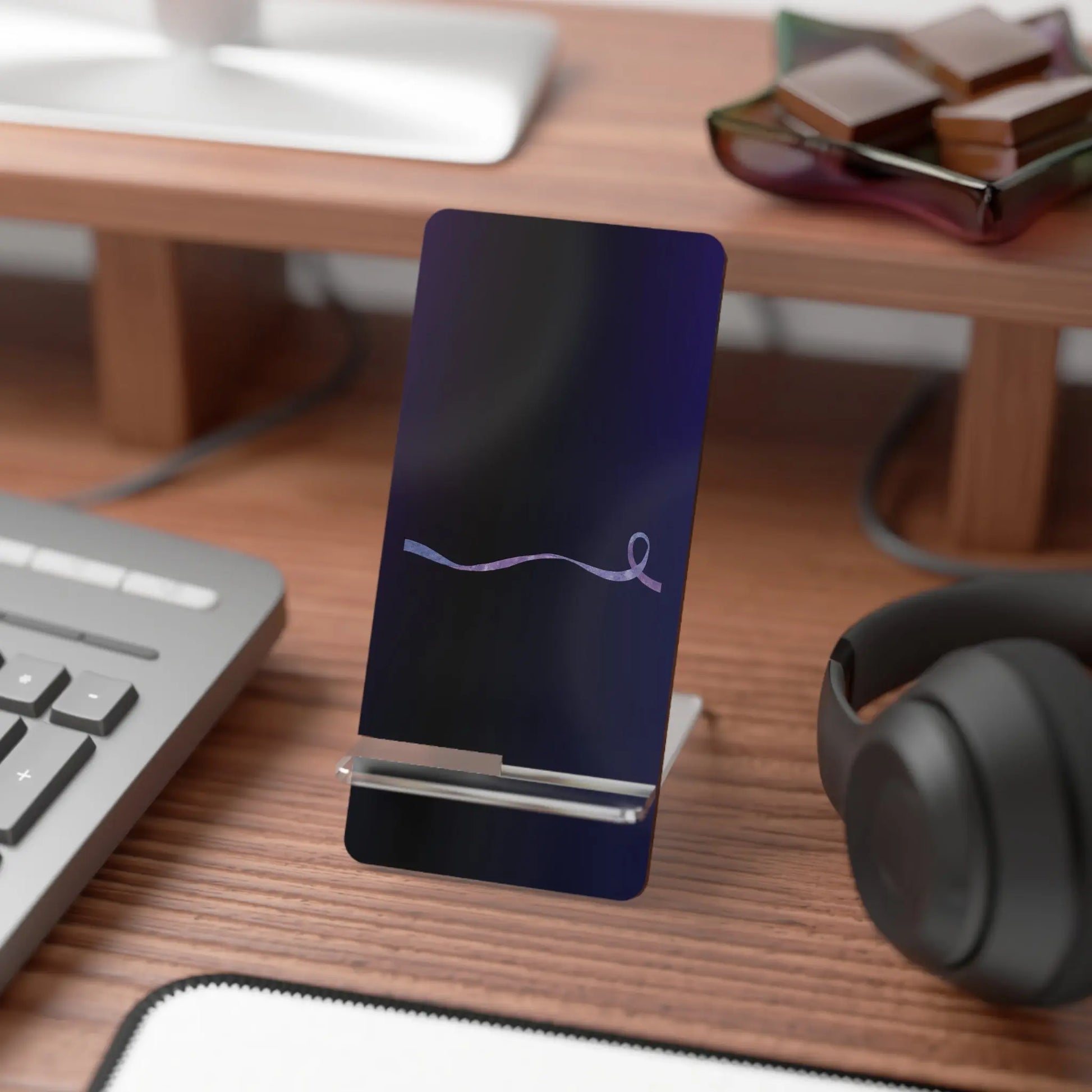 Elegant Mobile Display Stand for Smartphones - Epilepsy Awareness Printify