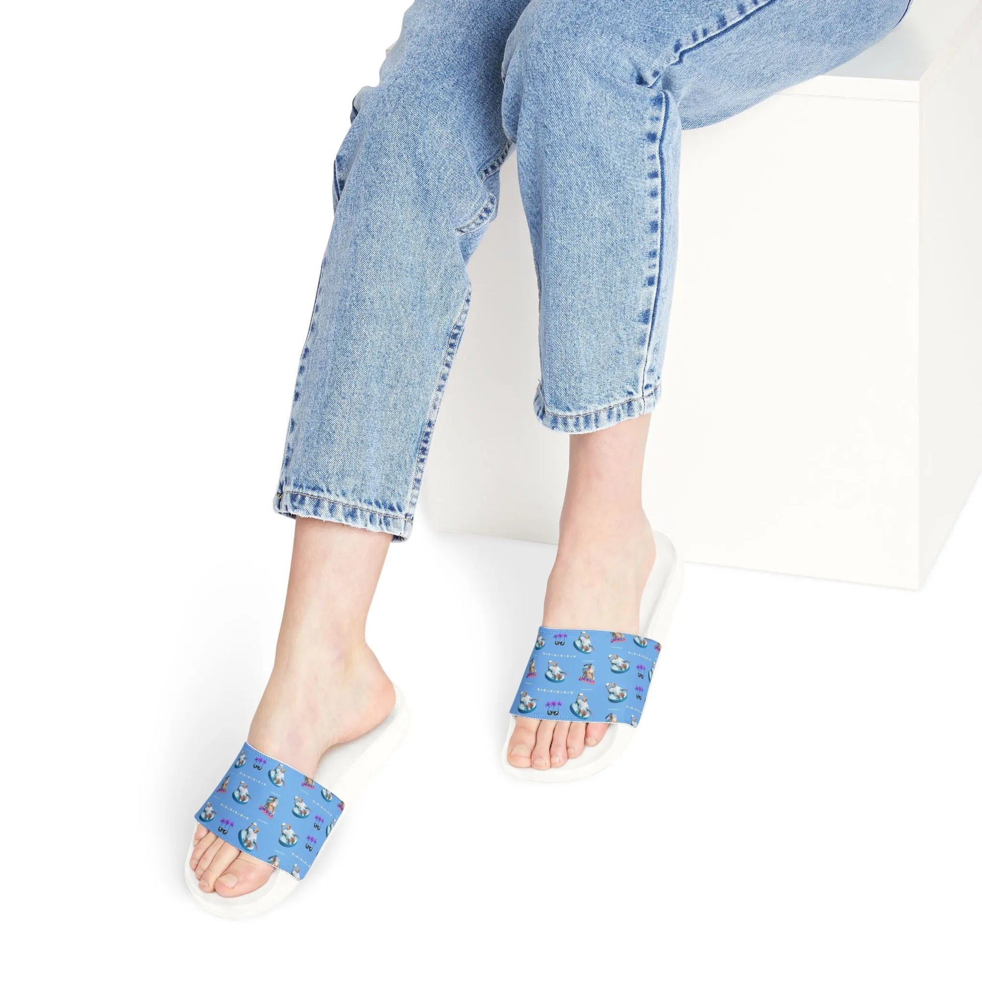Gulf of America Patterned Removable-Strap Sandals for Women Printify