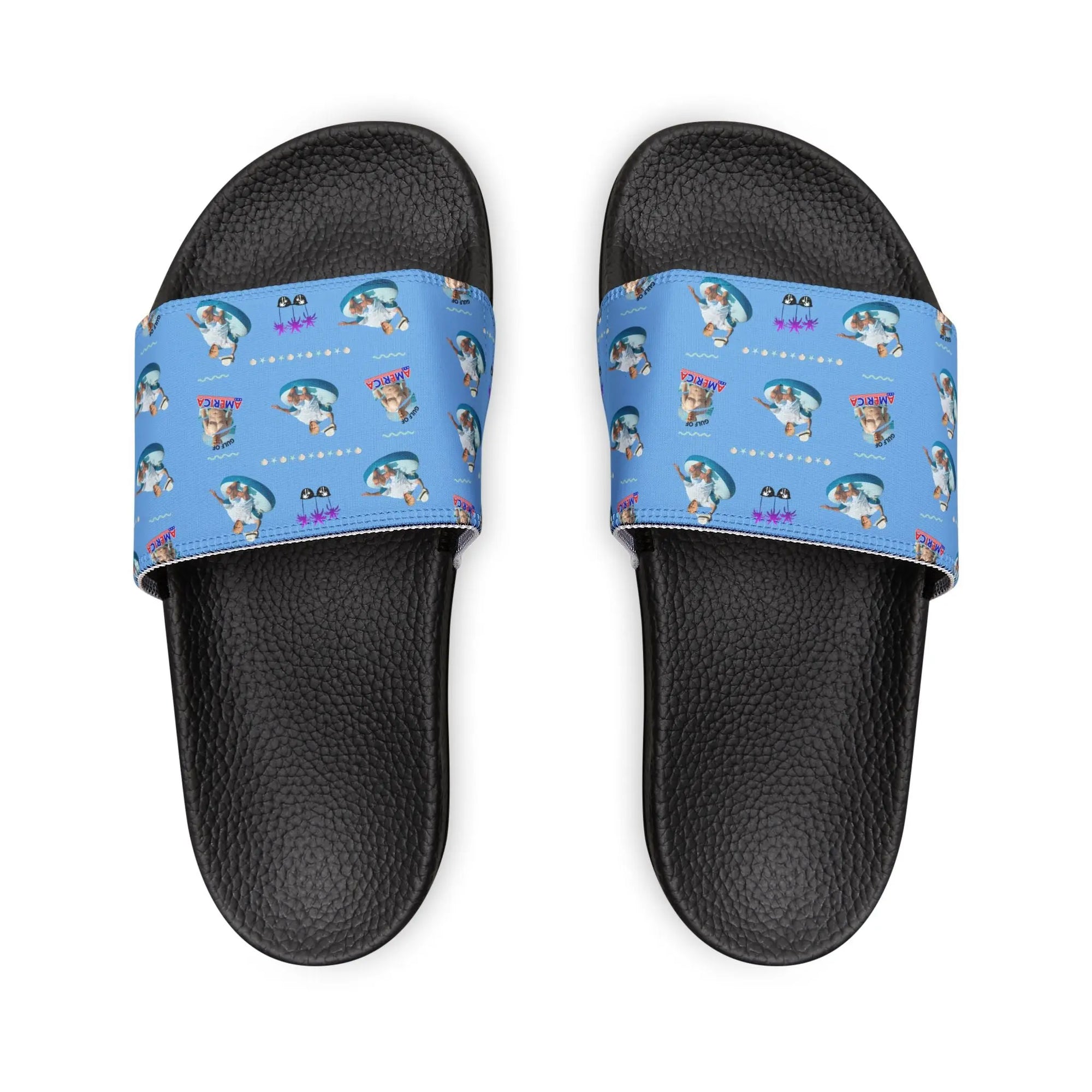 Gulf of America Patterned Removable-Strap Sandals for Women Printify