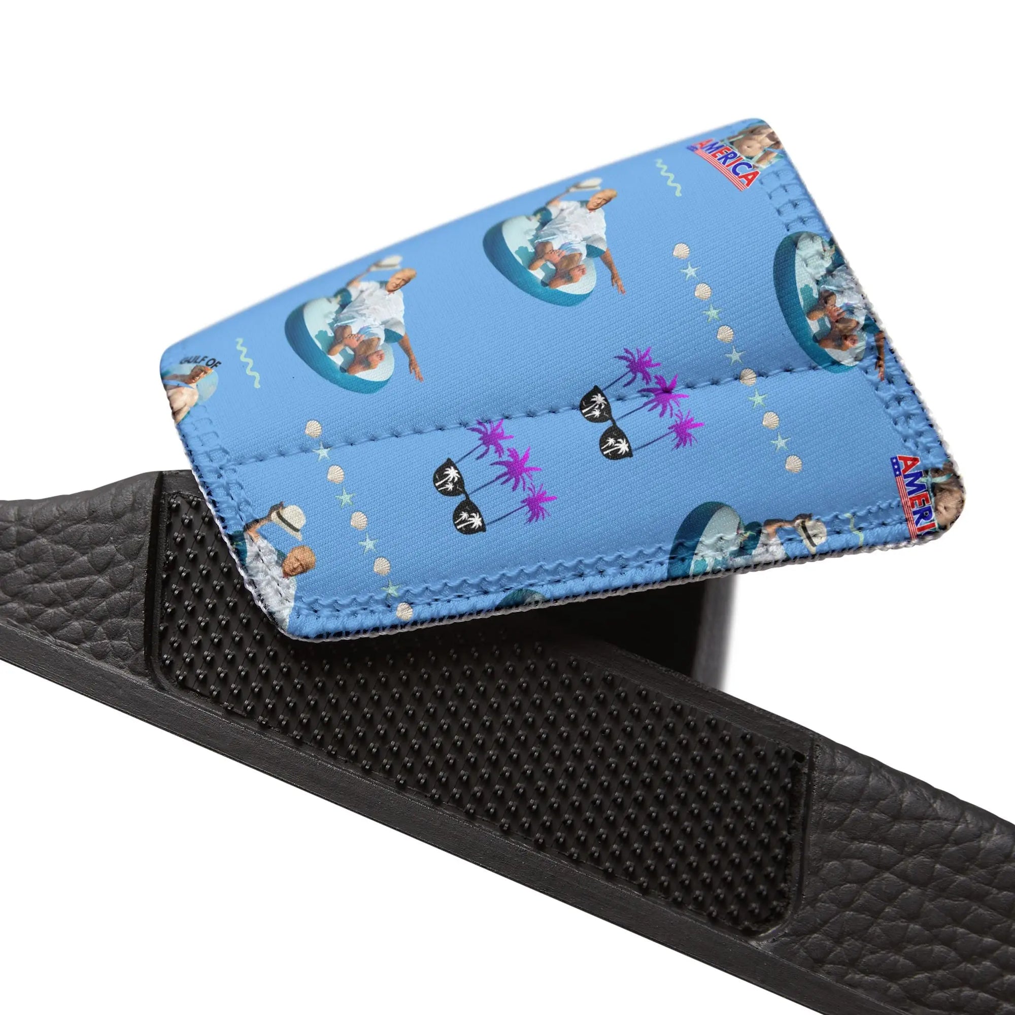 Gulf of America Patterned Removable-Strap Sandals for Women Printify