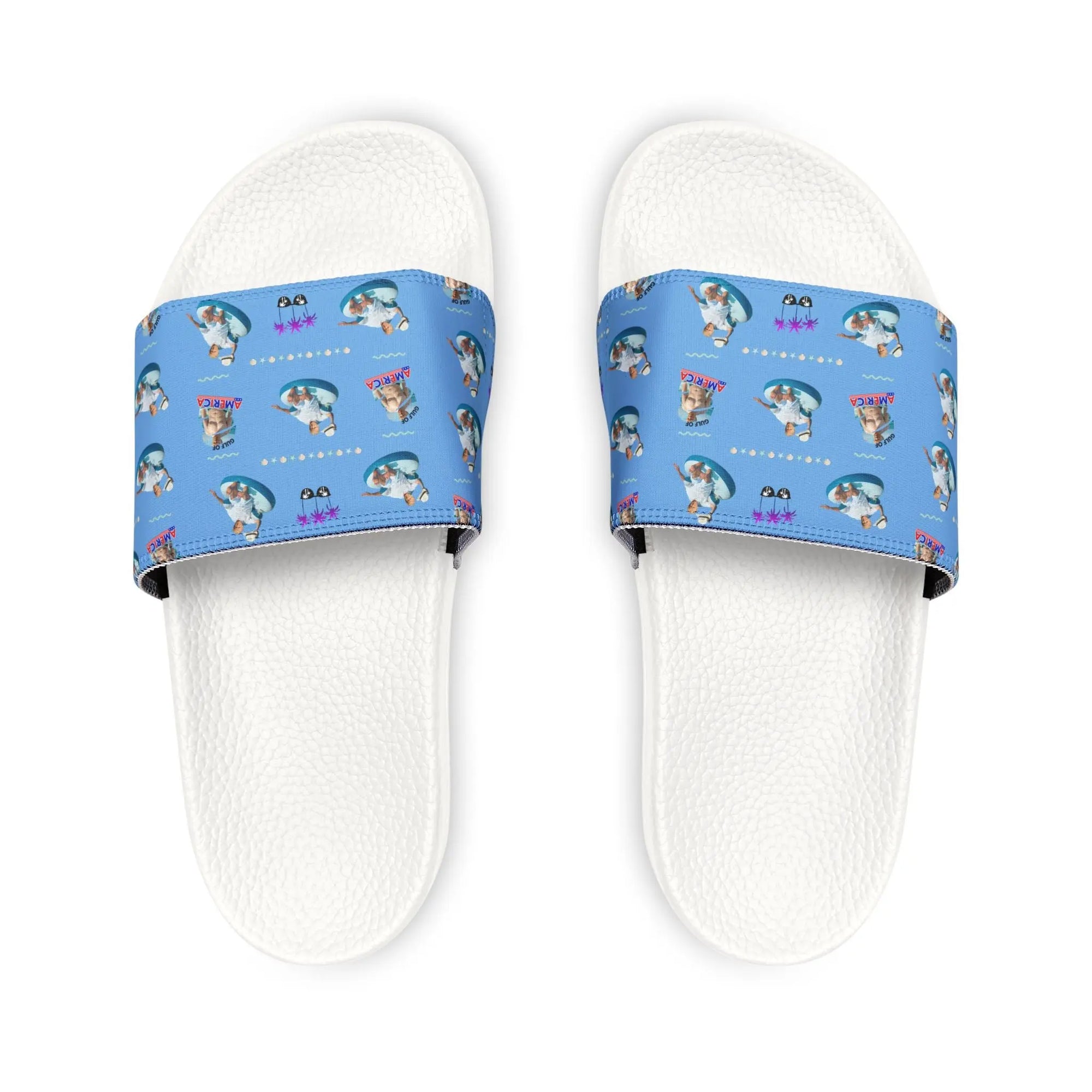Gulf of America Patterned Removable-Strap Sandals for Women Printify