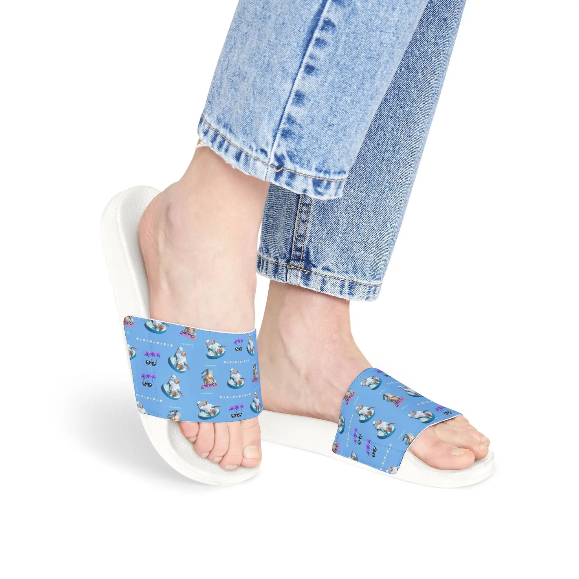 Gulf of America Patterned Removable-Strap Sandals for Women Printify