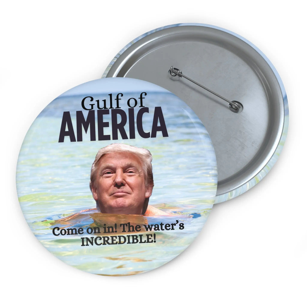 Gulf of America Pin Buttons - Fun Political Collectible Printify