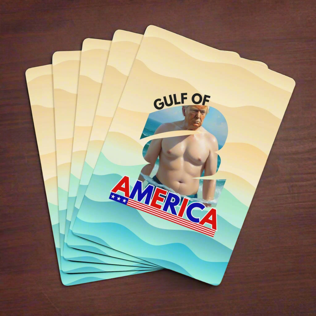 Gulf of America Poker Playing Cards - Fun & Quirky Card Deck Printify