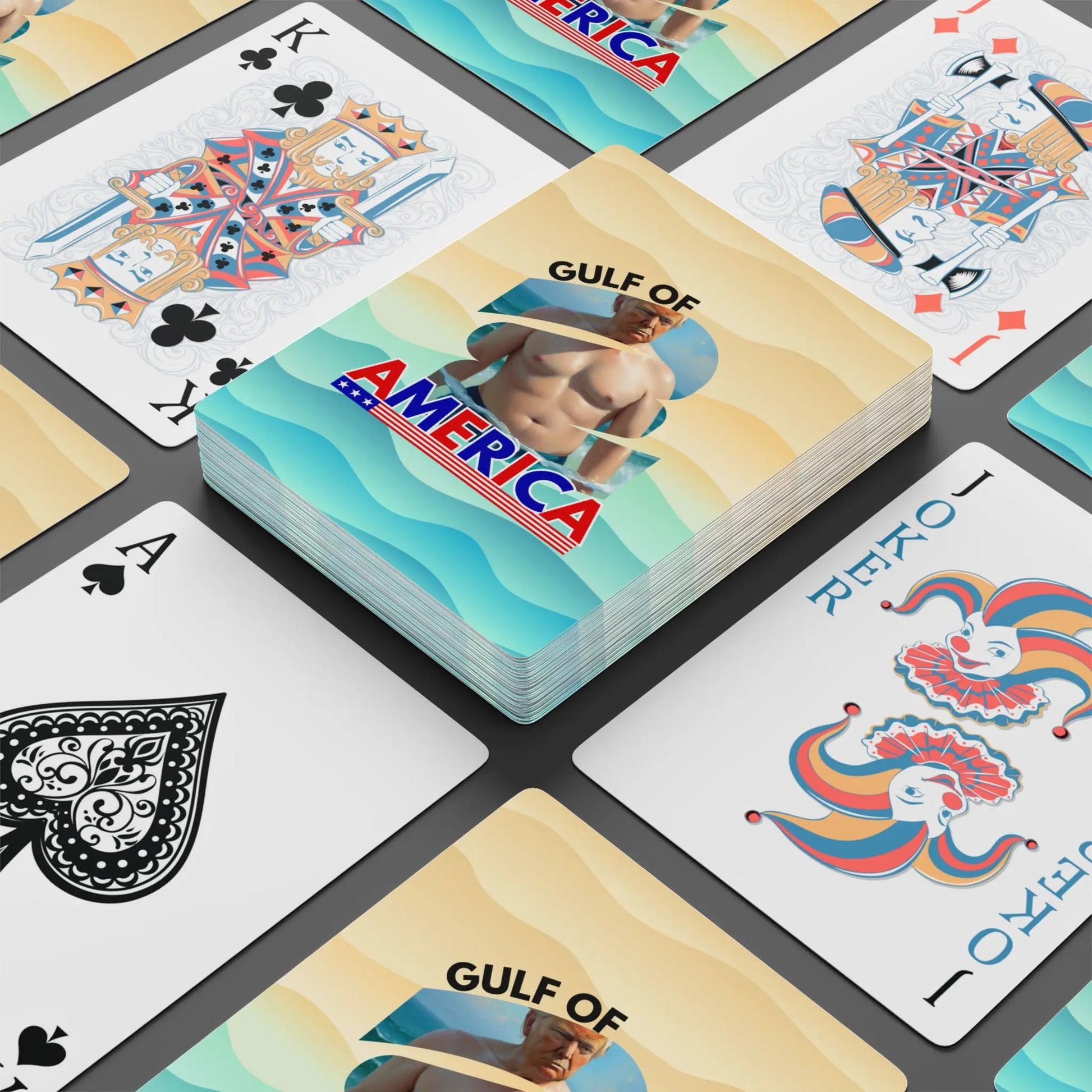 Gulf of America Poker Playing Cards - Fun & Quirky Card Deck Printify