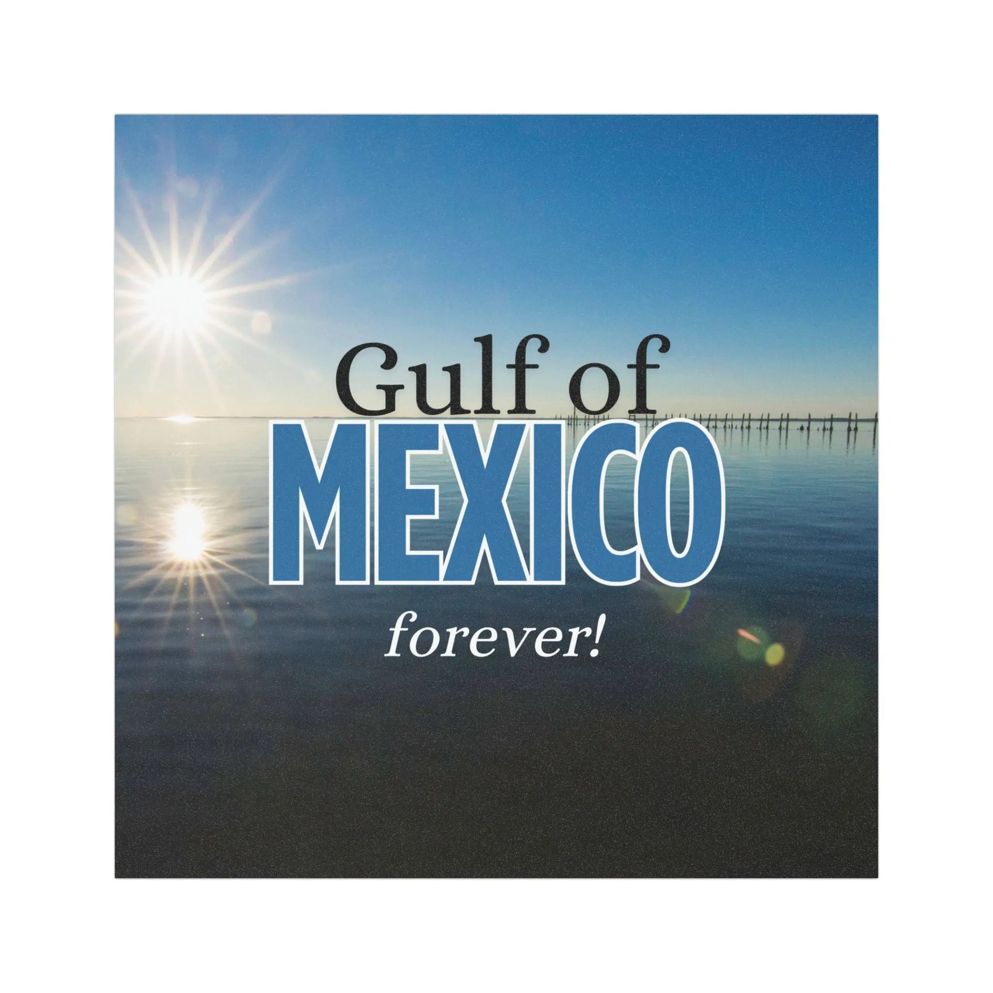 Gulf of Mexico Forever Car Magnet - Coastal Vibes Printify