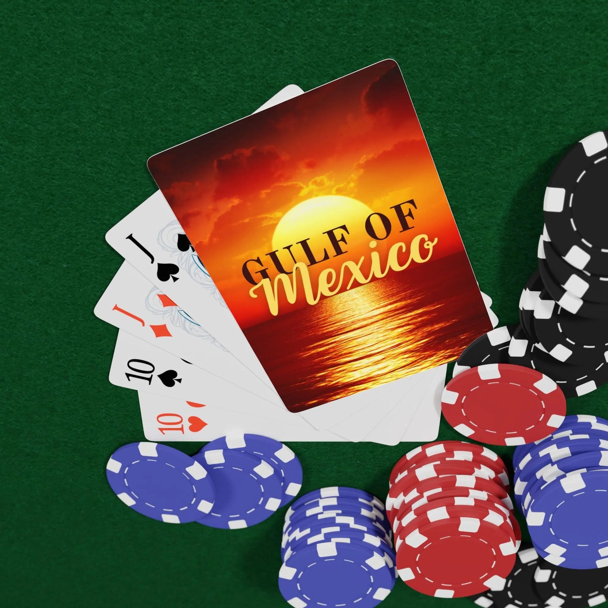 Gulf of Mexico Themed Poker Playing Cards – Perfect for Game Night Printify