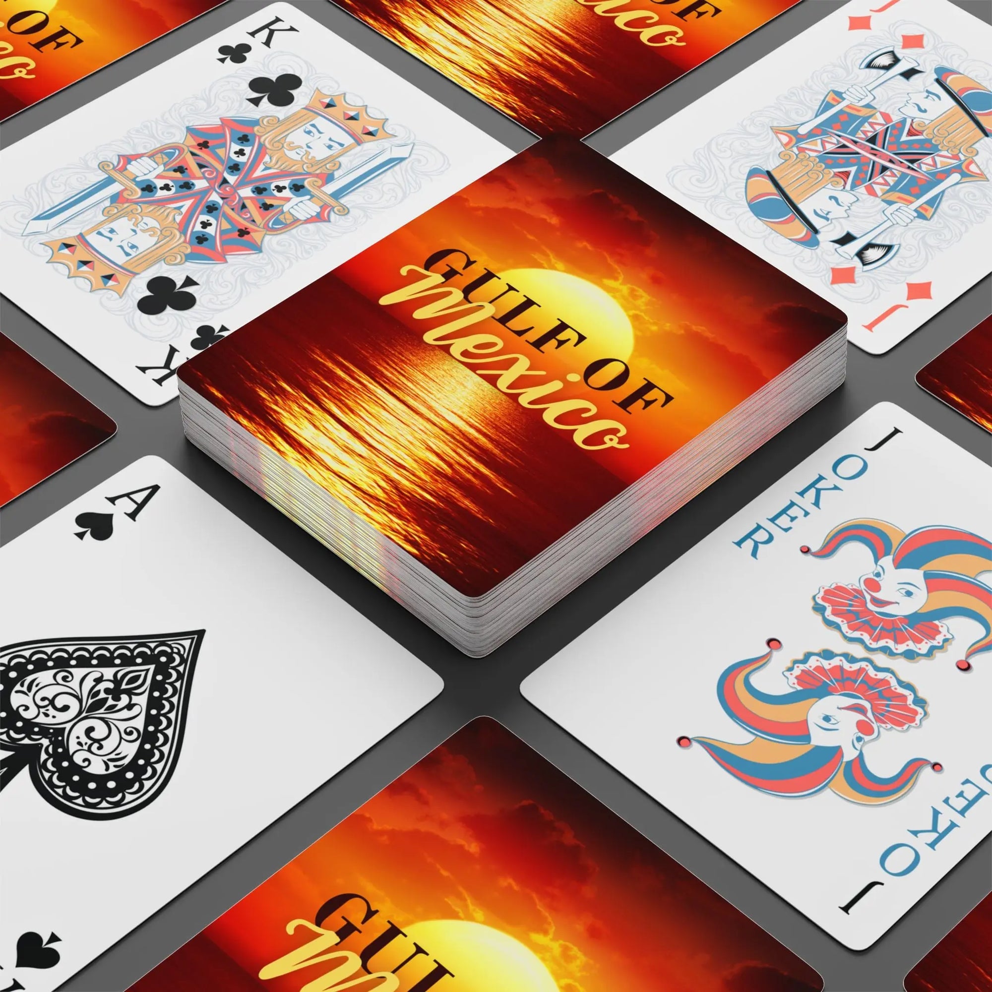 Gulf of Mexico Themed Poker Playing Cards – Perfect for Game Night Printify