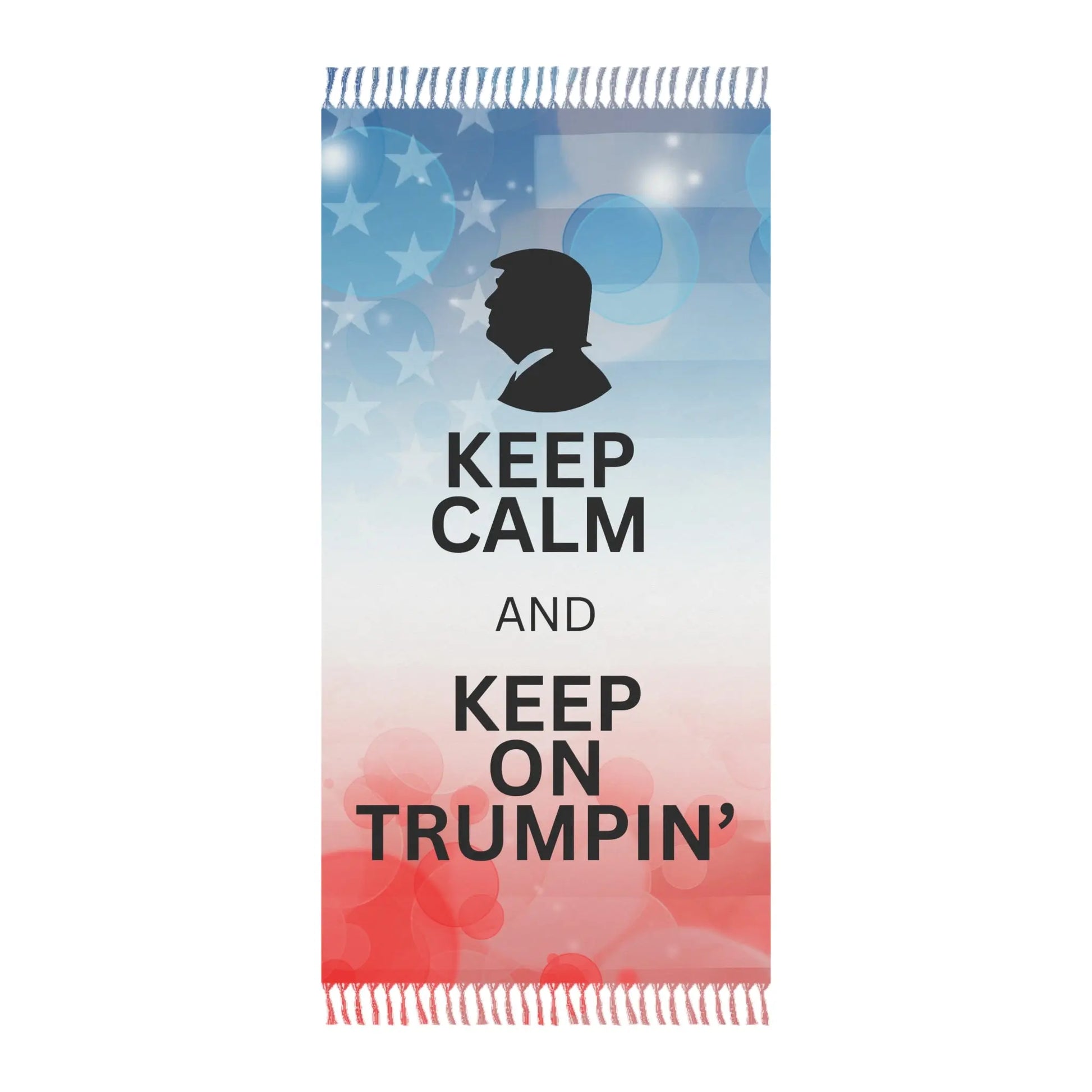Keep Calm Beach Towel - Boho Trump Inspired Design Printify